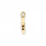 Χρυσό Ανδρικό Κρεμαστό Μενταγιόν Με Πέδιλο του Σκι K14 κωδ.101587