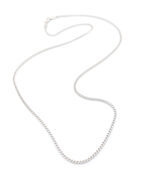 Λευκόχρυση Αλυσίδα Κ14 50cm κωδ.105080