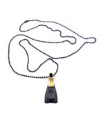 Ανδρικό Δίχρωμο Ατσάλινο Κολιέ, Με Βατραχοπέδιλο κωδ.105238