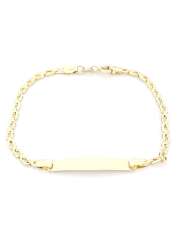 Χρυσό Βραχιόλι Κ9, Με Ταυτότητα κωδ.105936 - Image 4