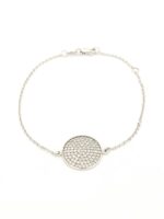 Λευκόχρυσο Γυναικείο Βραχιόλι Κ14, Με Ζιργκόν κωδ.106284 - Image 5