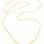 Χρυσή Αλυσίδα Αραιοπλεγμένη Σπίγγα Κ14 55cm κωδ.107128