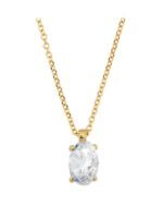 Γυναικείο Χρυσό Κολιέ MetronGold Κ14 Με Zαφείρι κωδ.1915Y-1 - Image 3