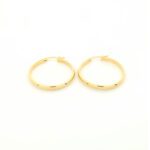 Χρυσά Γυναικεία Σκουλαρίκια Κρίκοι Κ9 κωδ.109208