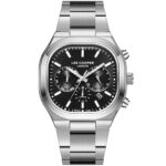 Ανδρικό Ρολόι Lee Cooper Multifunction Square Black Stainless Steel Bracelet LC08169.350