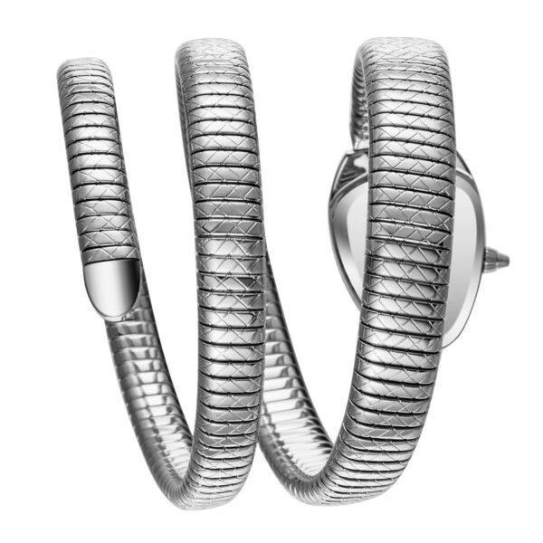 Γυναικείο Ρολόι Lee Cooper Mother Of Pearl, Snake shape Stainless Steel Bracelet LC08173.320 - Image 4