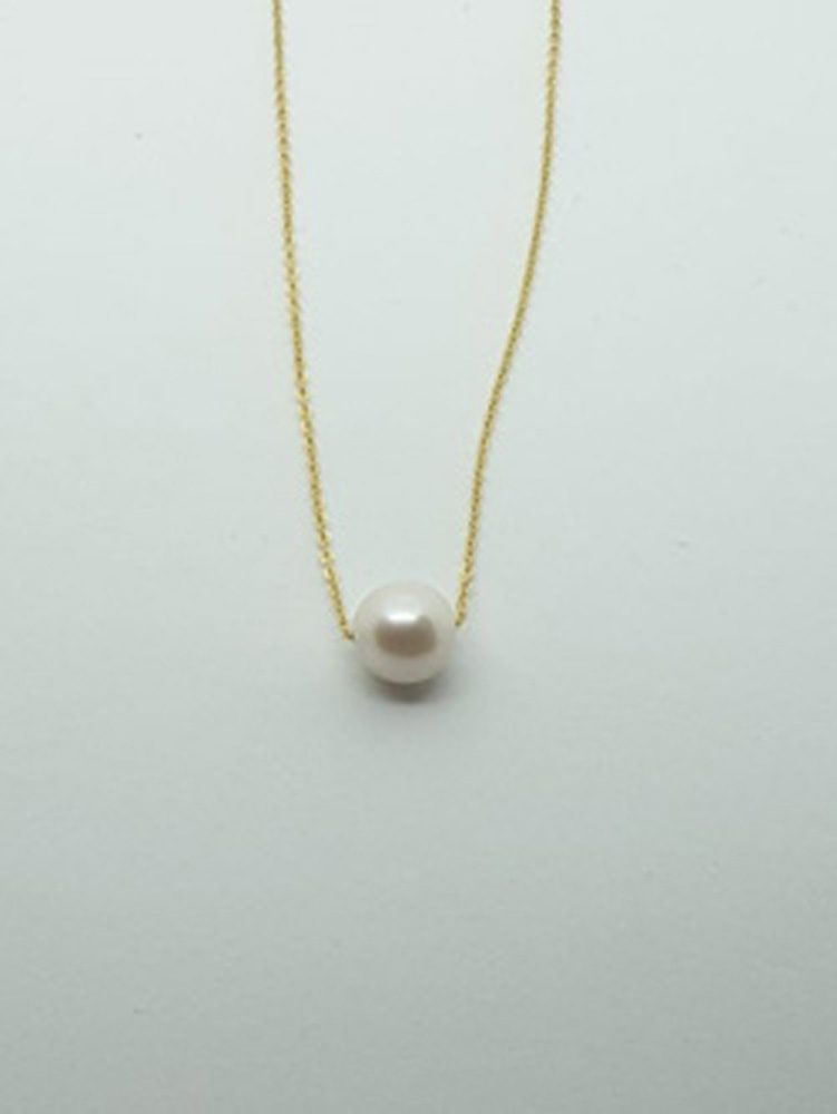 Χρυσό Γυναικέιο Κολιέ Κ14 με Μαργαριτάρι κωδ.025722