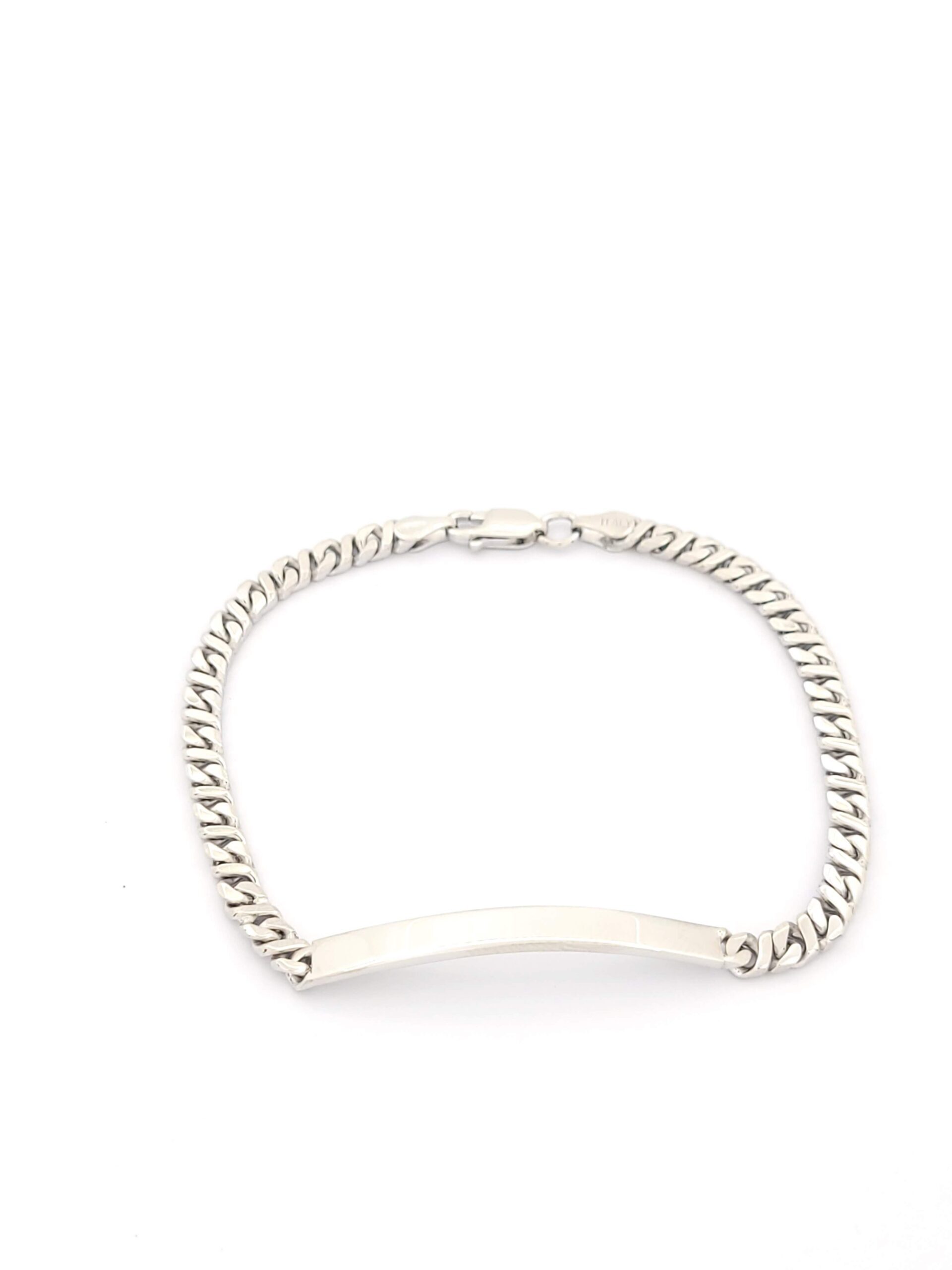 Ασημένιο Ανδρικό Βραχιόλι Ταυτότητα Luxor κωδ.101135