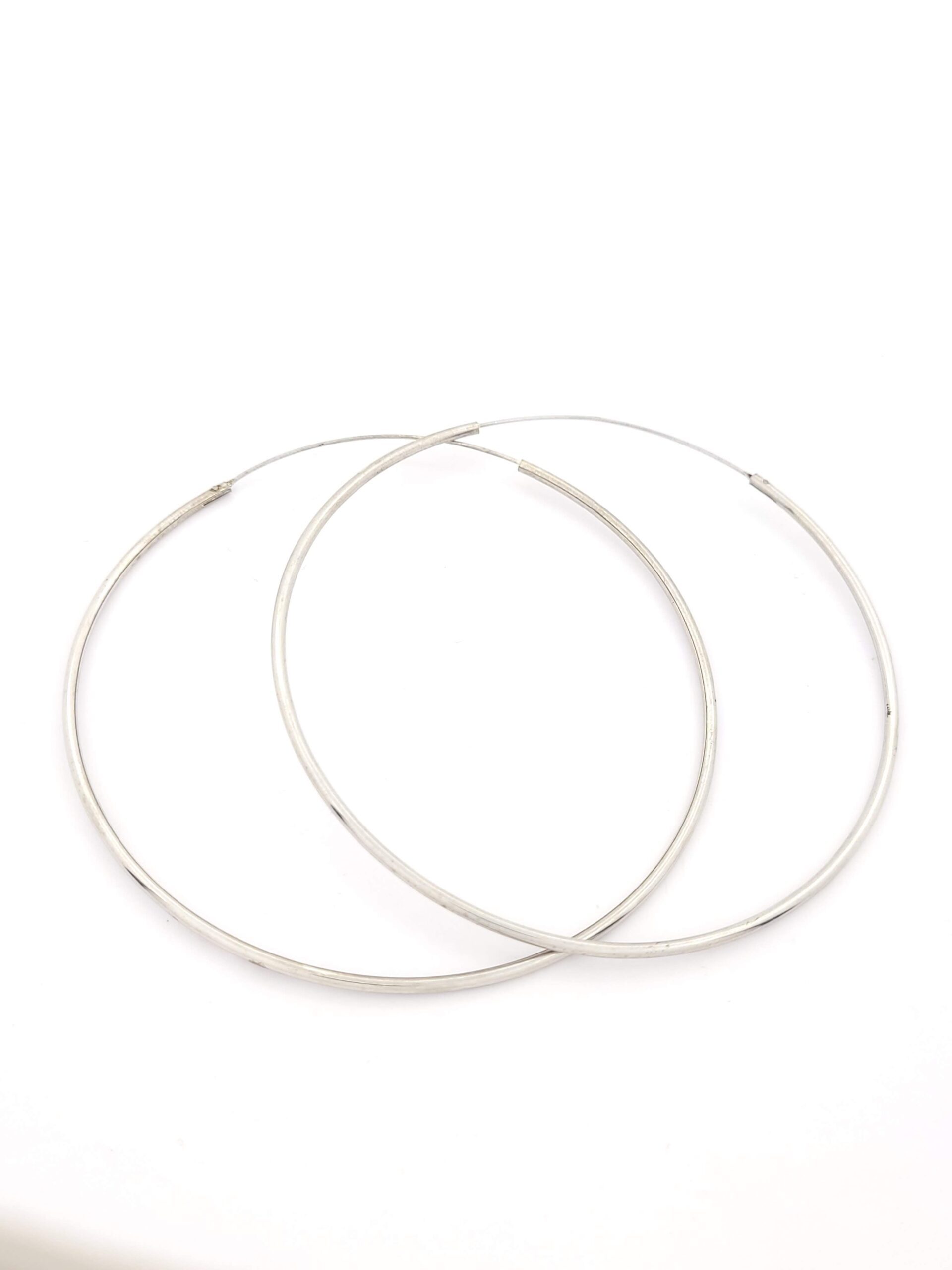 Ασημένια Σκουλαρίκια Κρίκοι κωδ.12-05-2541