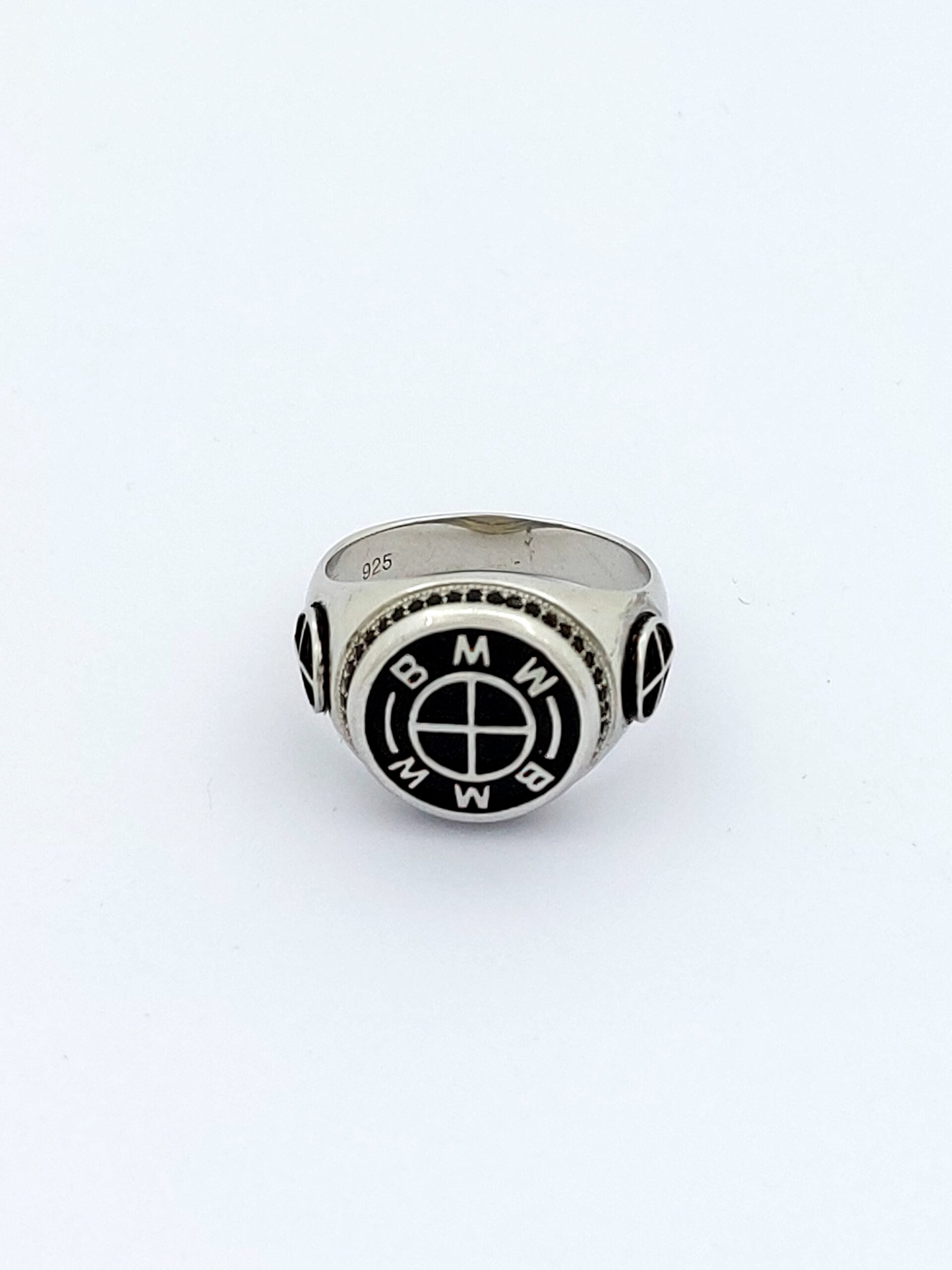 Ασημένιο Ανδρικό Δαχτυλίδι Silver Union Με Σήμα της BMW κωδ.09-04-1214