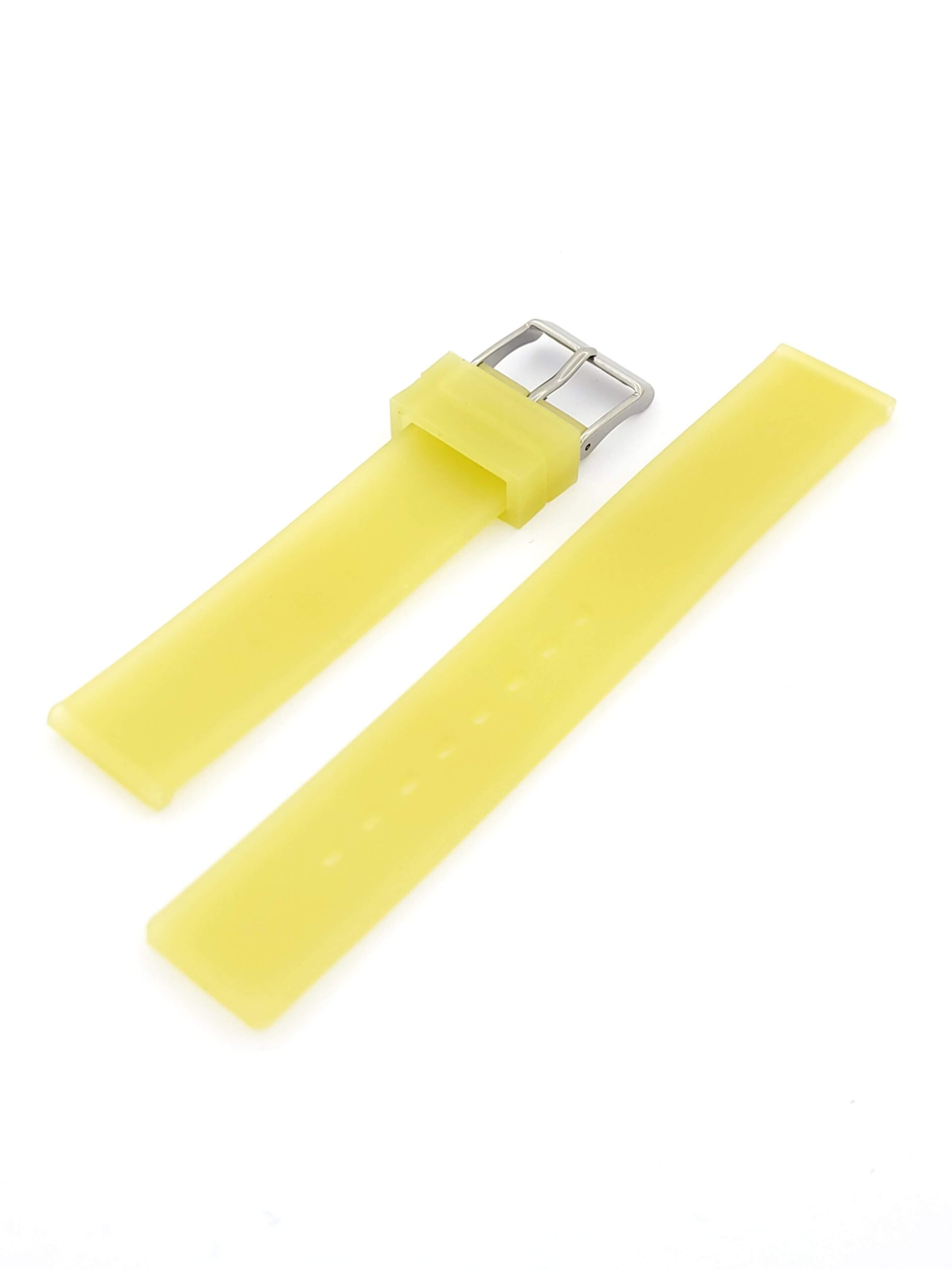 Λουρί Καουτσούκ Μπεζ,No22 Άλφα με Ασημί Τοκά κωδ.Ν18Μ