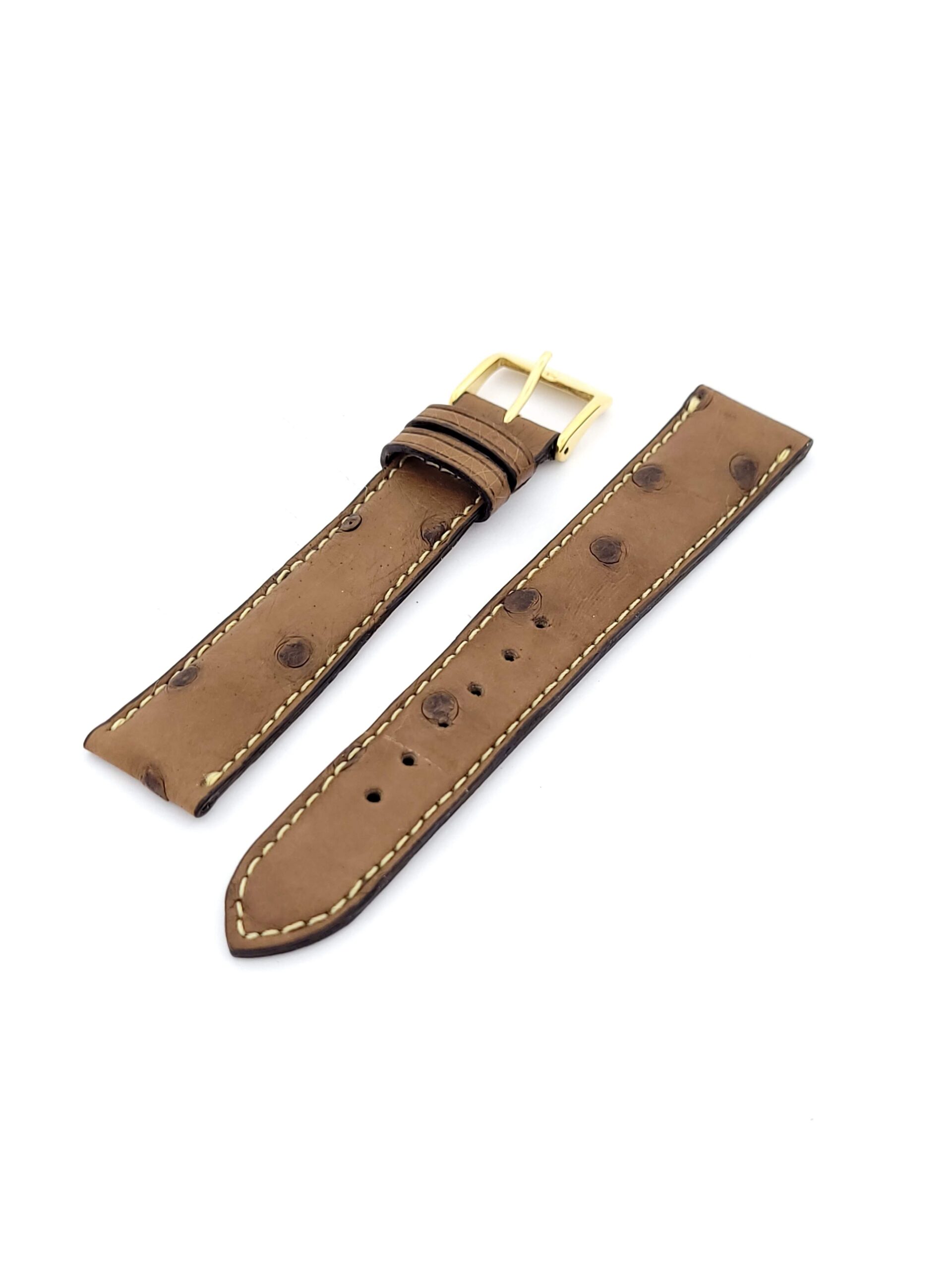 Λουρί Δερμάτινο Καφέ,No18 ZRC με Χρυσαφί Τοκά κωδ.5690623B