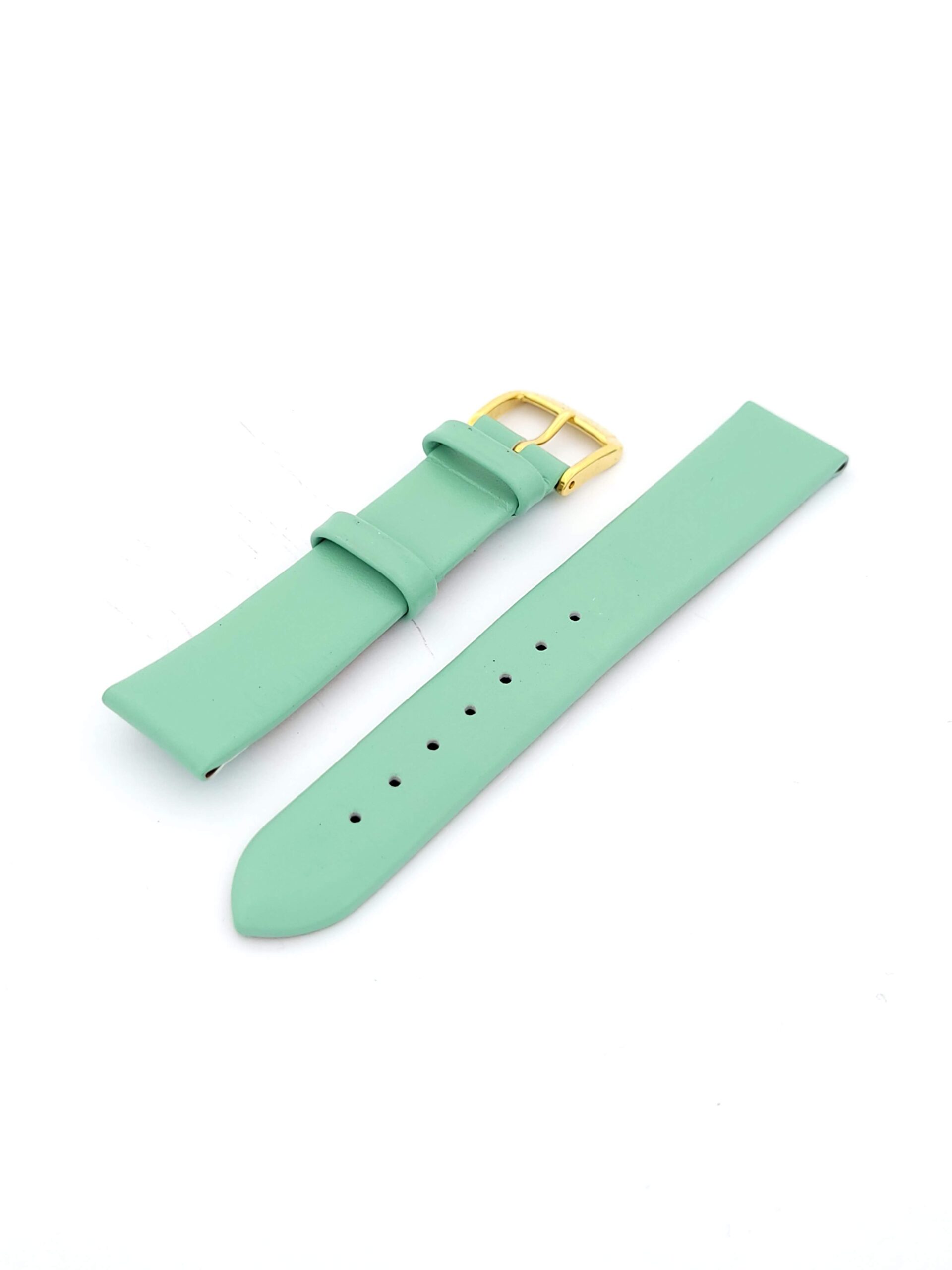 Λουρί Δερμάτινο Λαχανί,No18 Kostelo με Ασημί Τοκά κωδ.ΒΚ18.Λ