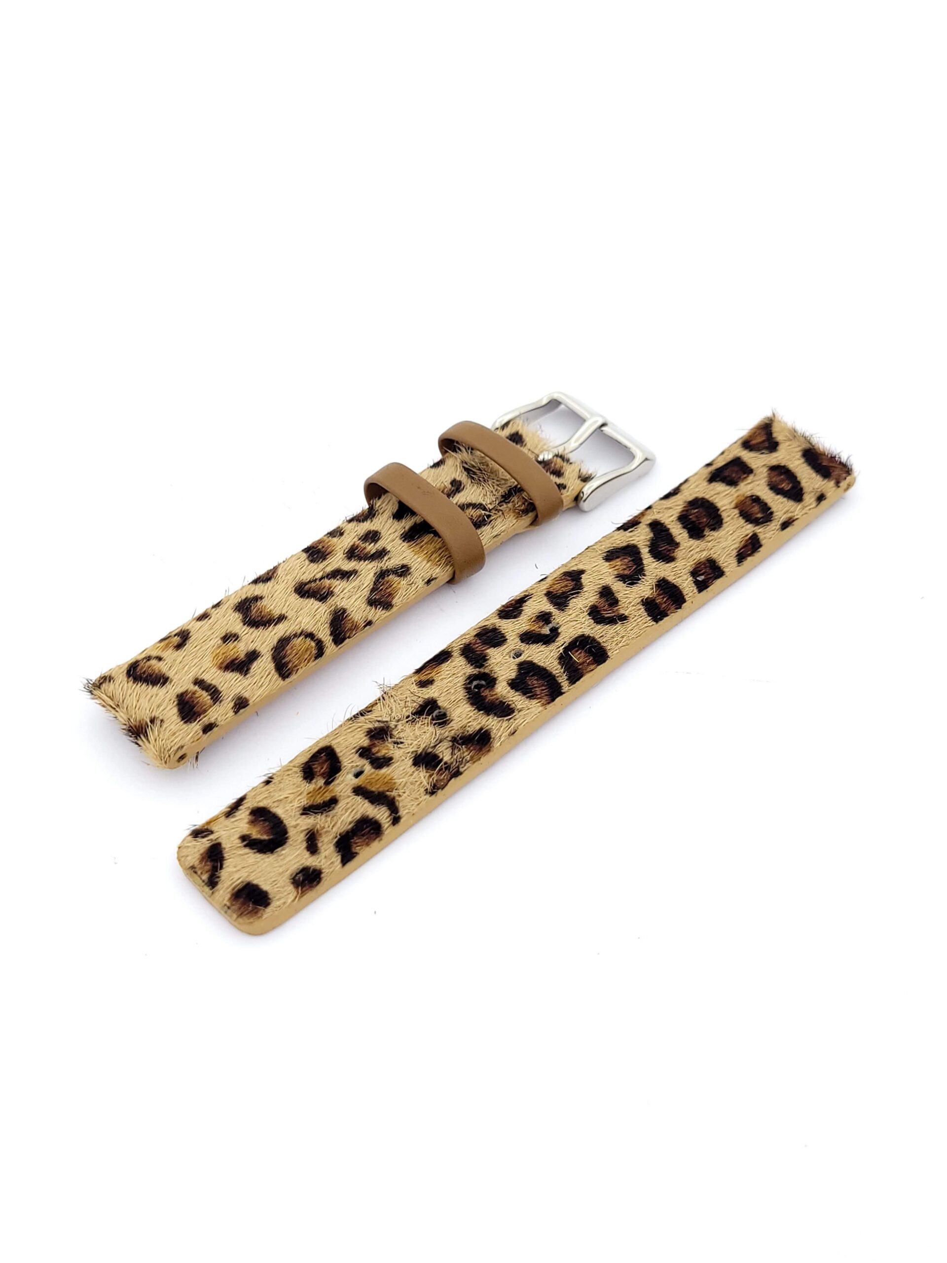 Λουρί Δερμάτινο Animal Print,No18 Kostelo με Ασημί Τοκά κωδ.Κ.18.ΑΝ