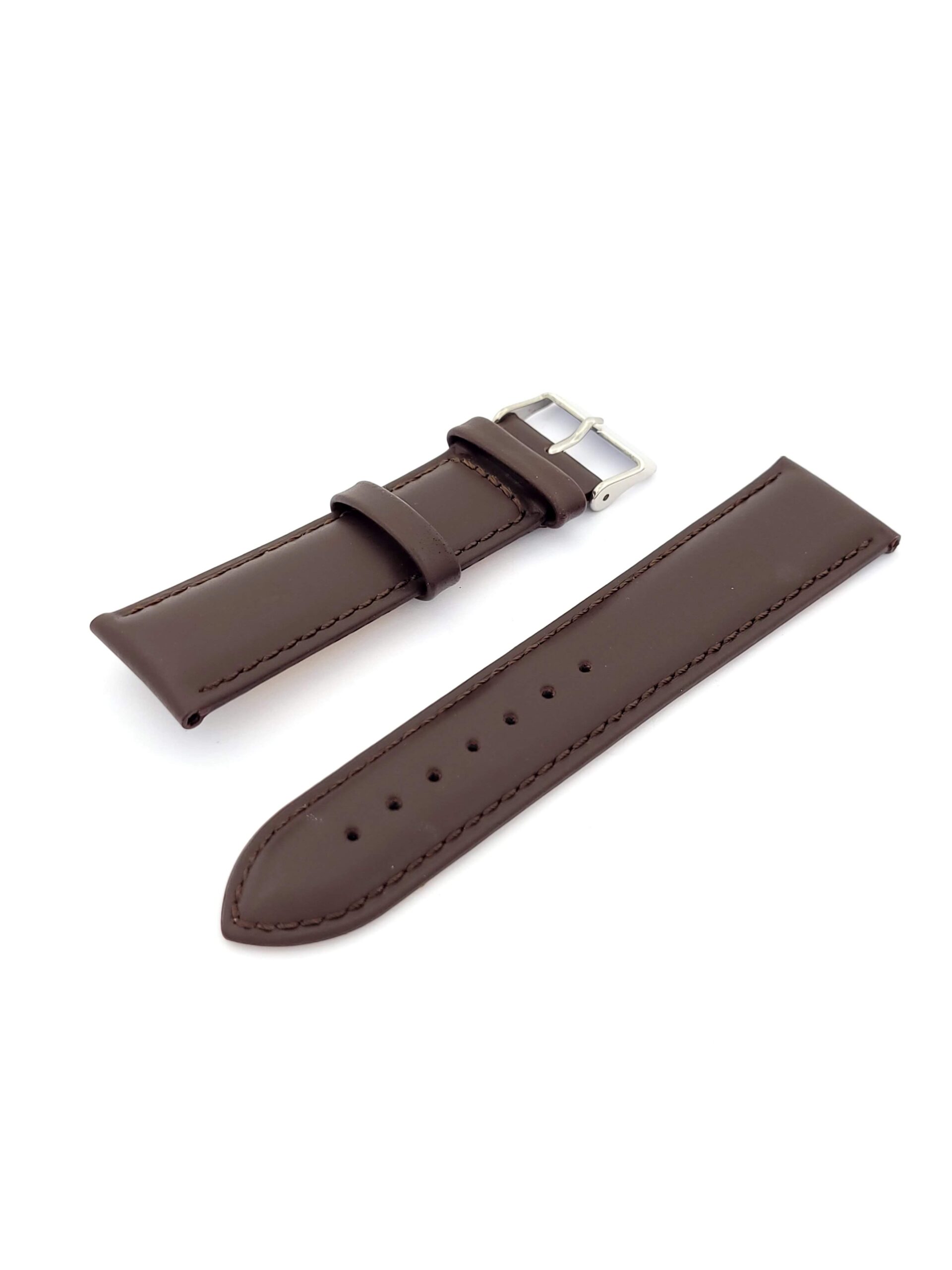 Λουρί Δερμάτινο Καφέ No22 Kostelo με Ασημί Τοκά κωδ.0472N22K