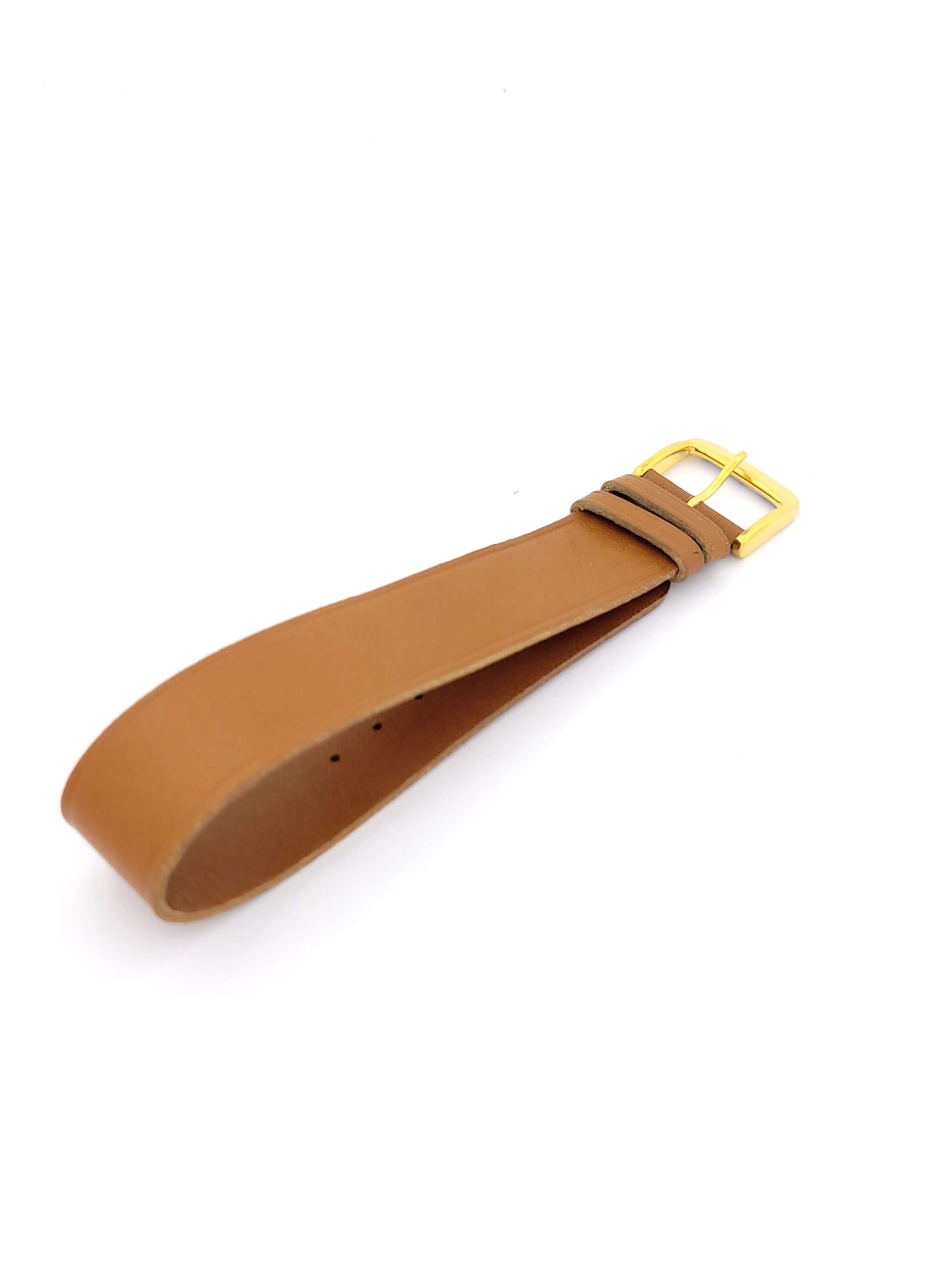 Λουρί Δερμάτινο Ταμπά Nο24,με Χρυσαφί Τοκά κωδ.ΔΝ.24.Τ