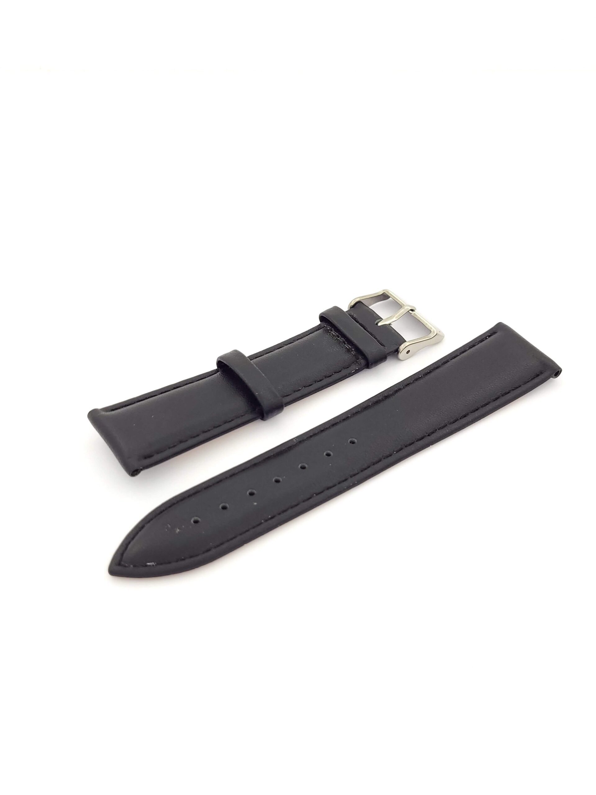 Λουρί Δερμάτινο Μαύρο,No22 ART54 με Ασημί Τοκά κωδ.ART54.N22