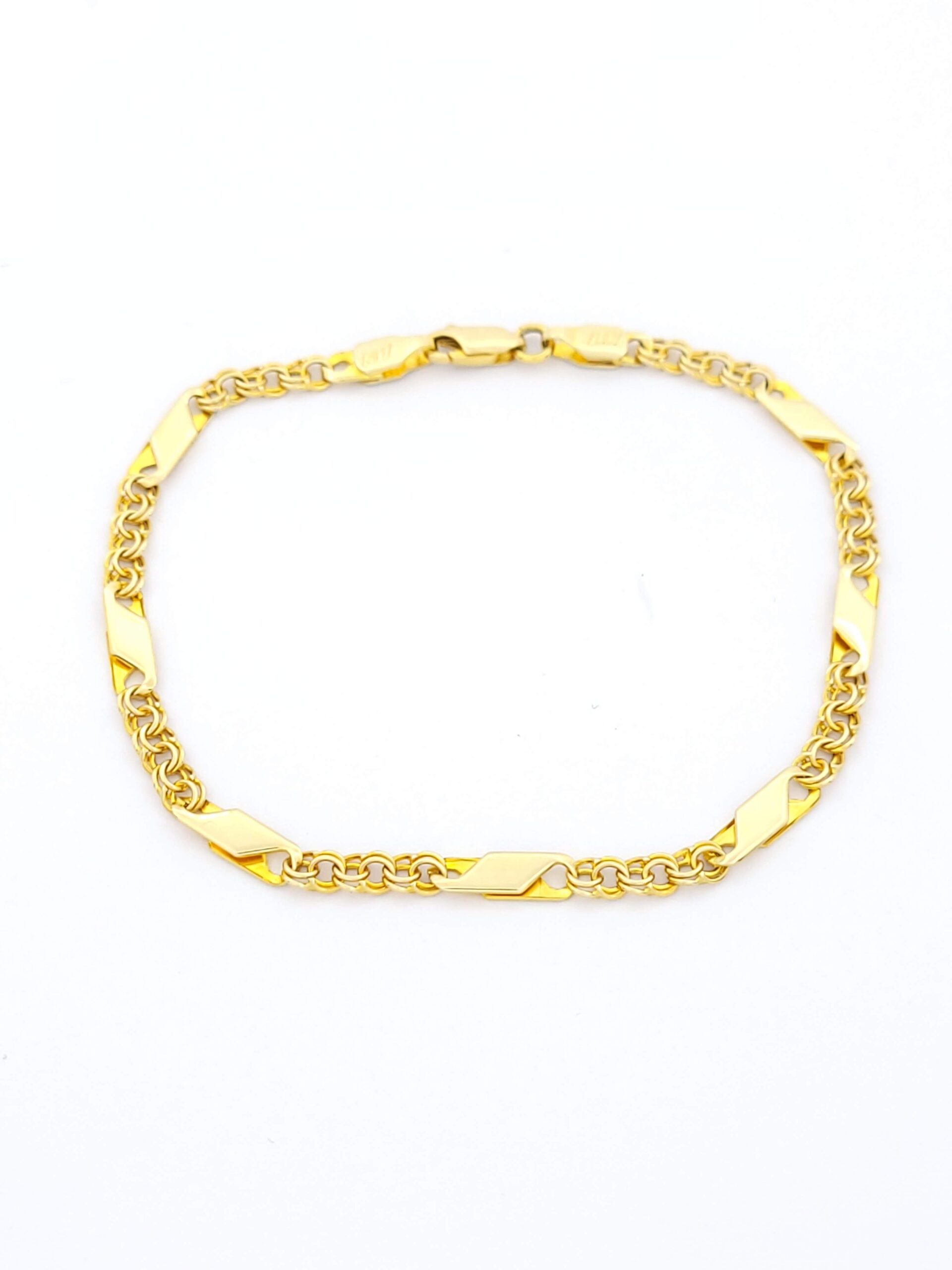 Χρυσό Ανδρικό Βραχιόλι Κ14 κωδ.102302