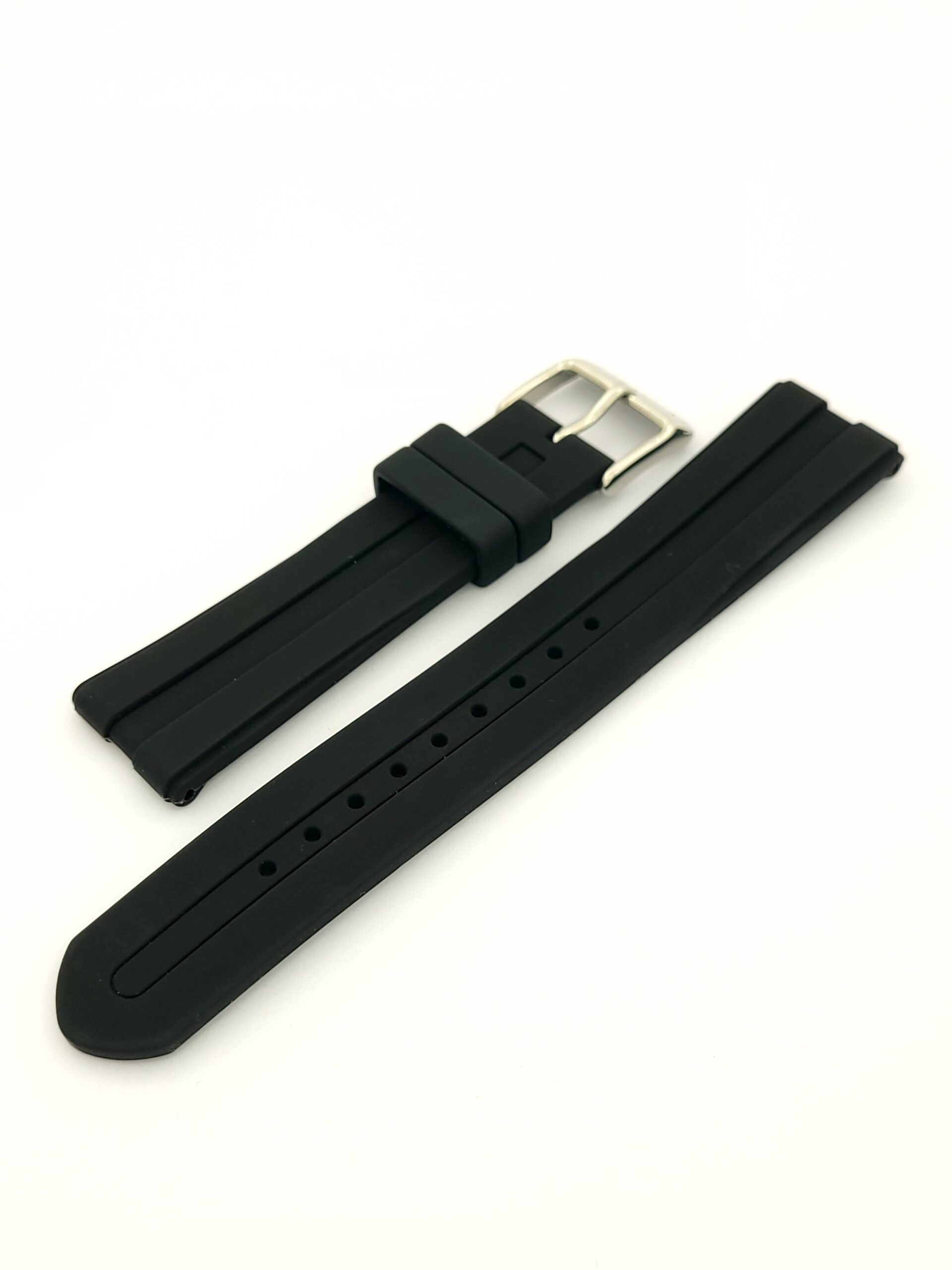 Λουρί Καουτσούκ Festina Μαύρο,No21 με Ασημί Τοκά κωδ.FESN21B