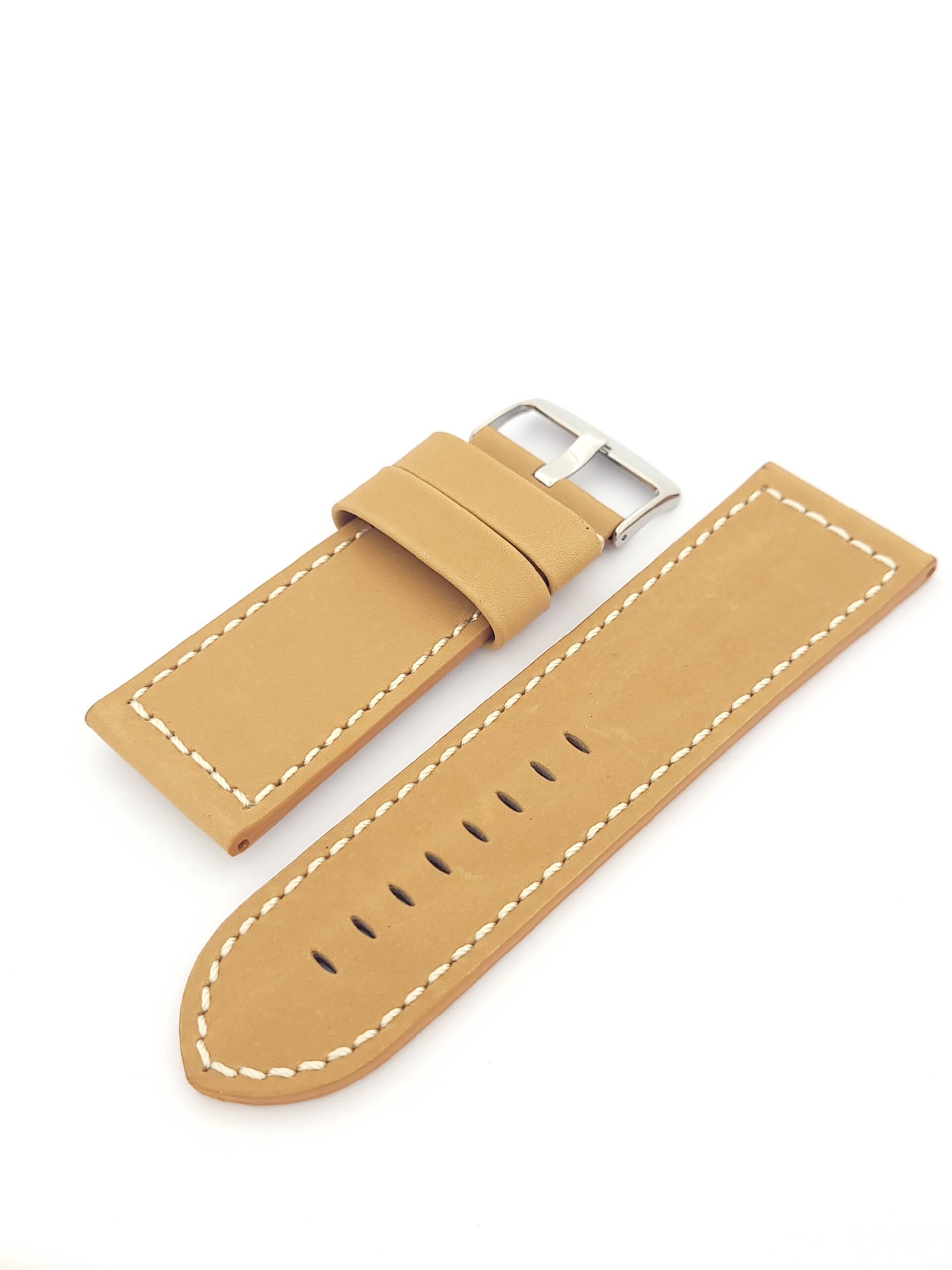 Λουρί Δερμάτινο Καφέ No30 με Ασημί Τοκά κωδ.N30BR