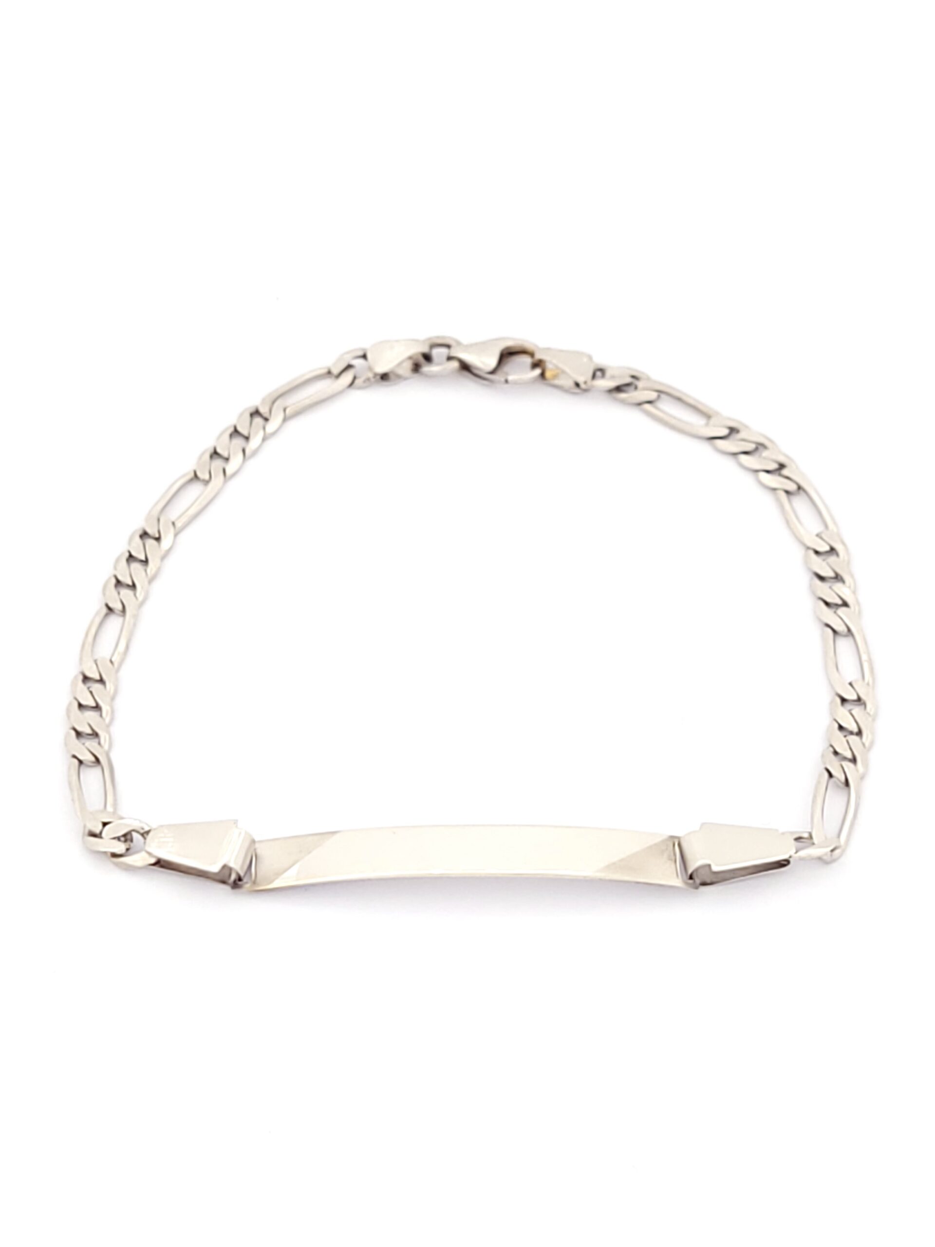 Λευκόχρυσο Παιδικό Βραχιόλι Με Ταυτότητα Κ14 κωδ.103733