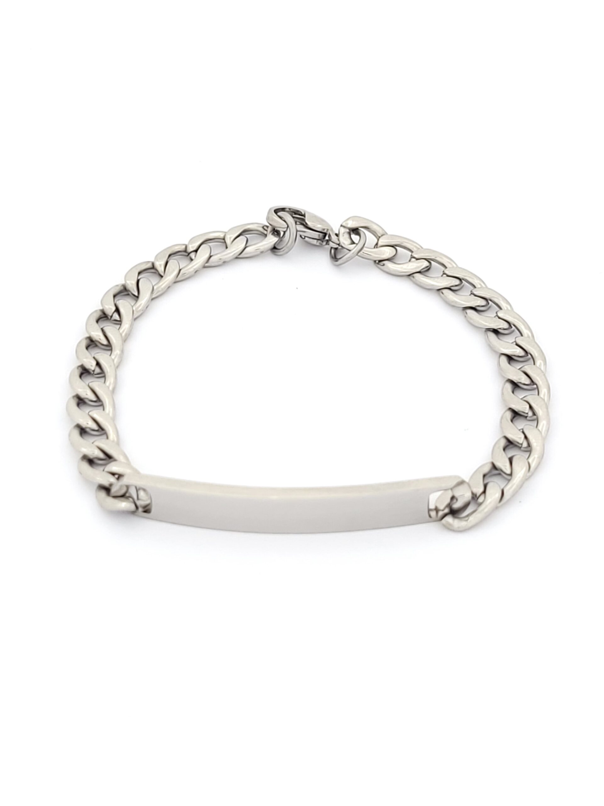 Ατσάλινο Ανδρικό Βραχιόλι-Ταυτότητα κωδ.100068