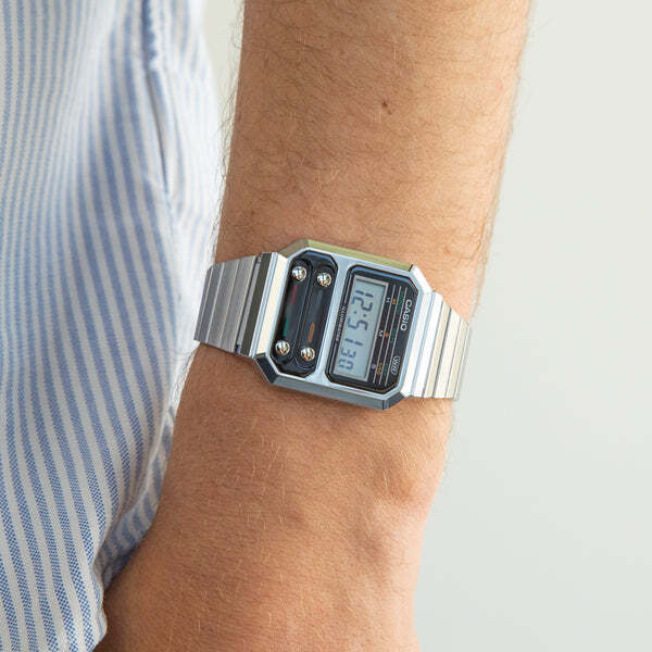 Ρολόι Casio Vintage Edgy A-100WE-1AEF - Image 4