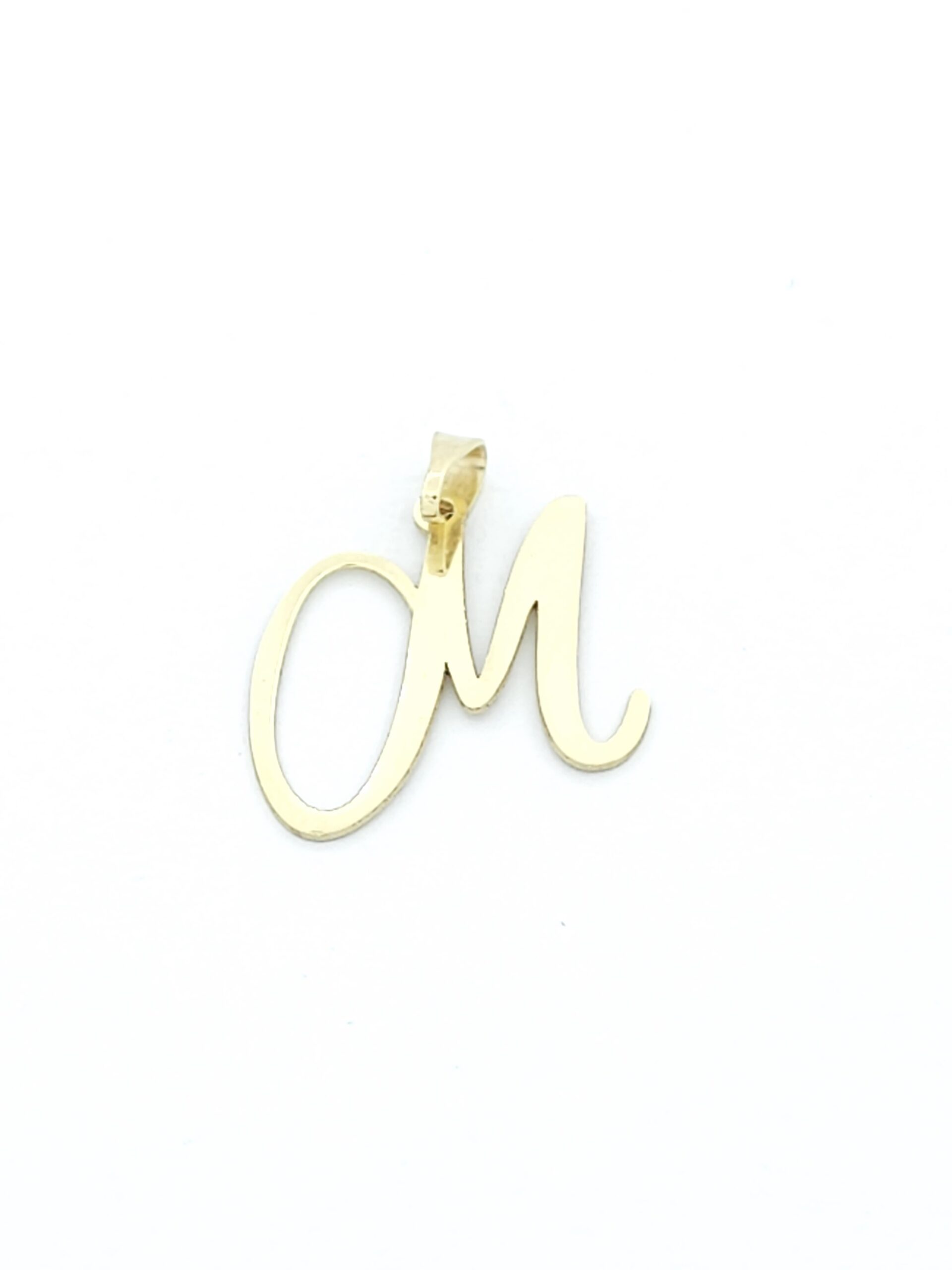Χρυσό Κρεμαστό K9 Μονόγραμμα "Μ" κωδ.105665