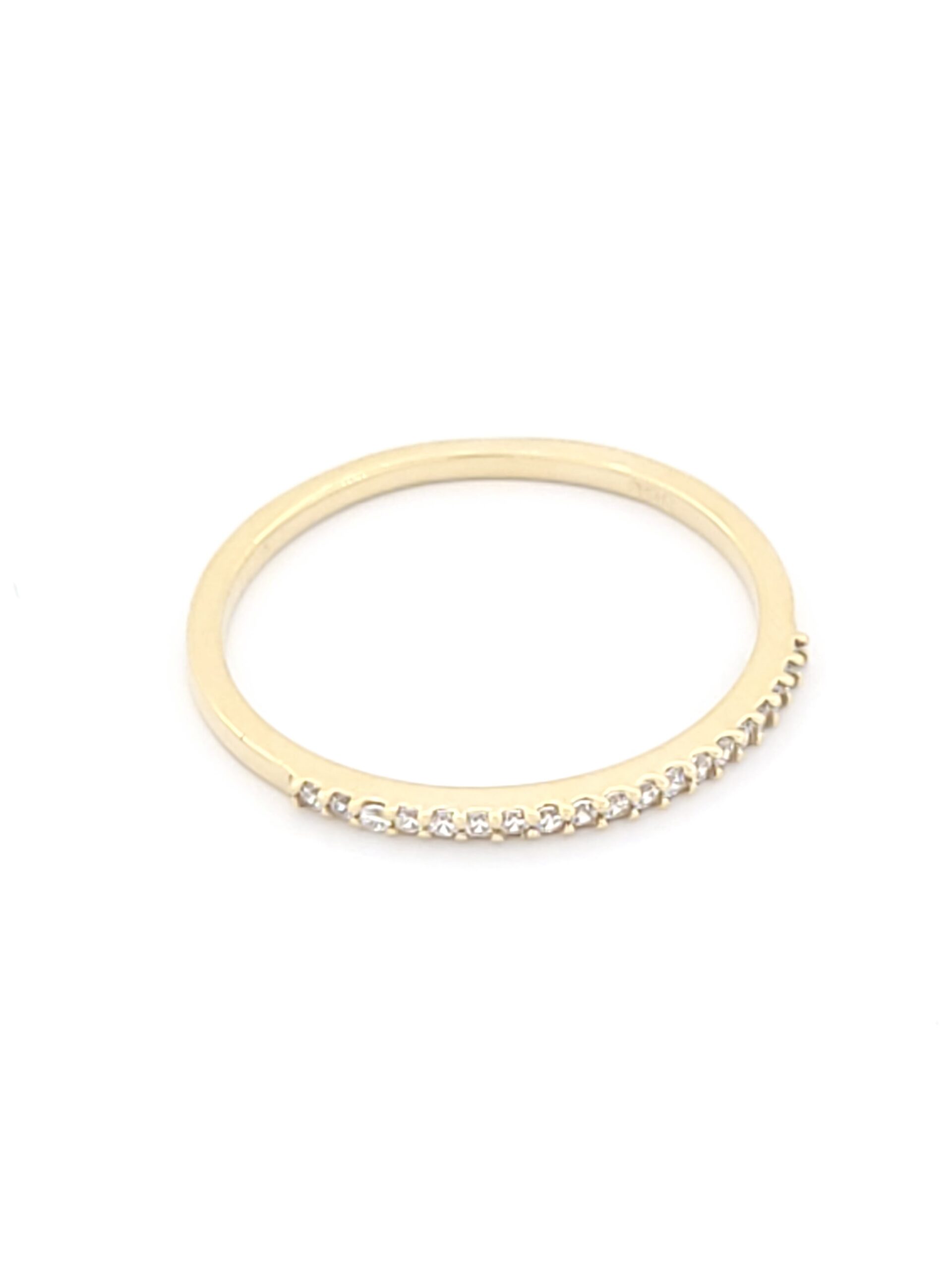 Γυναικείο Χρυσό Σειρέ Δαχτυλίδι Κ14 Της MetronGold, Με Swarovski Ζιργκόν κωδ.106175