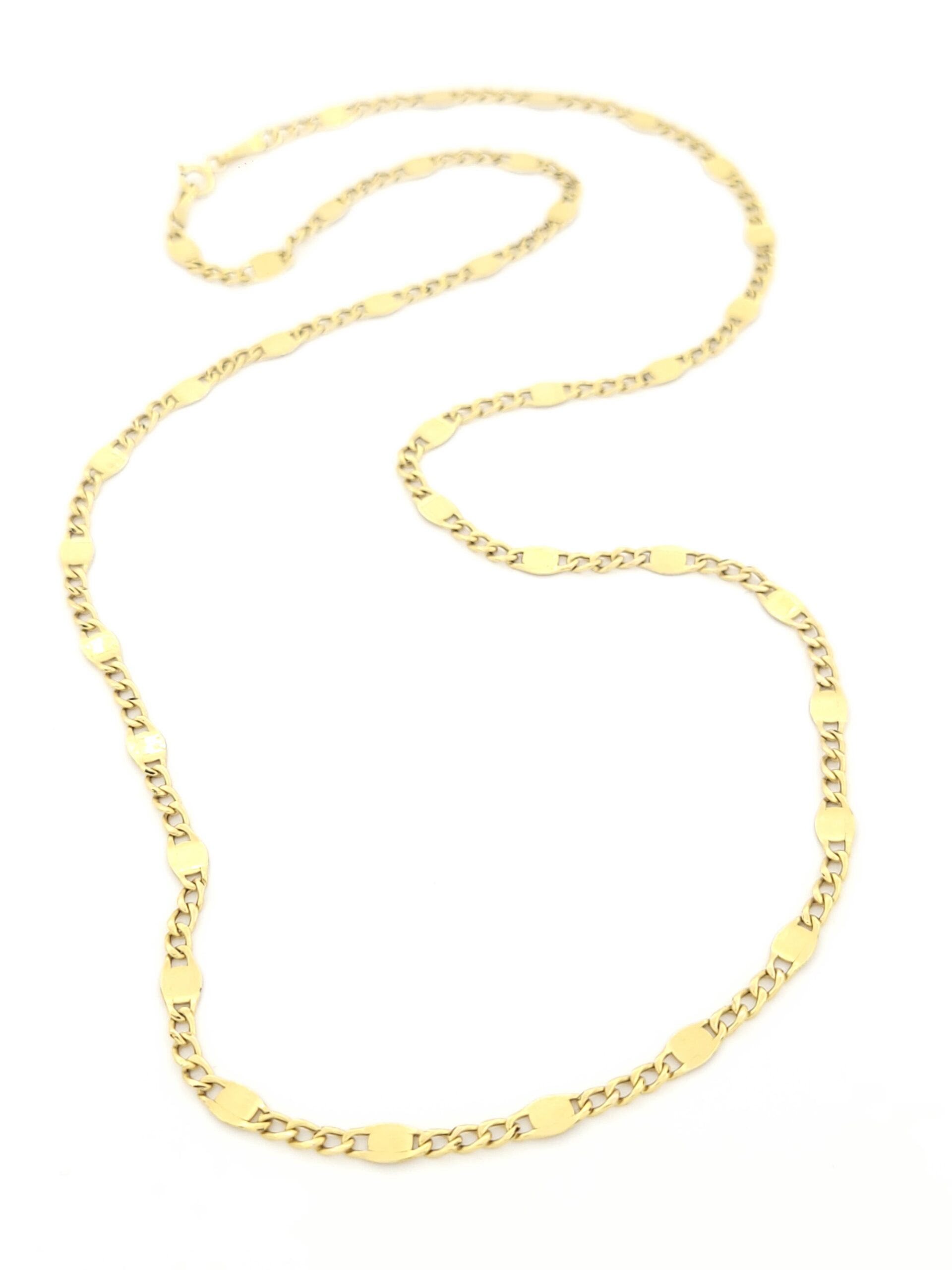 Χρυσή Αλυσίδα Κ14 60cm κωδ.106265