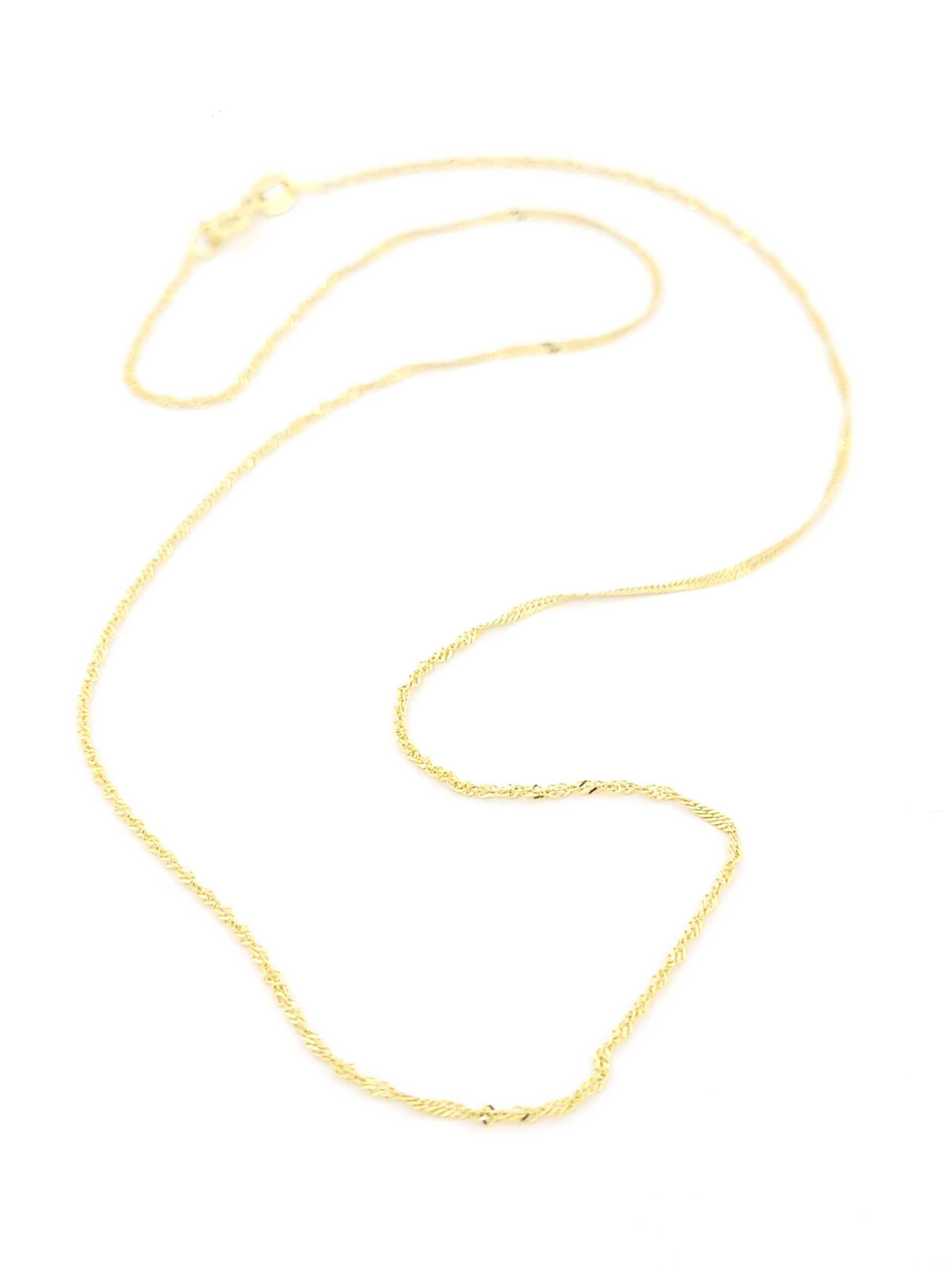 Χρυσή Αλυσίδα Κ14 45cm κωδ.106328