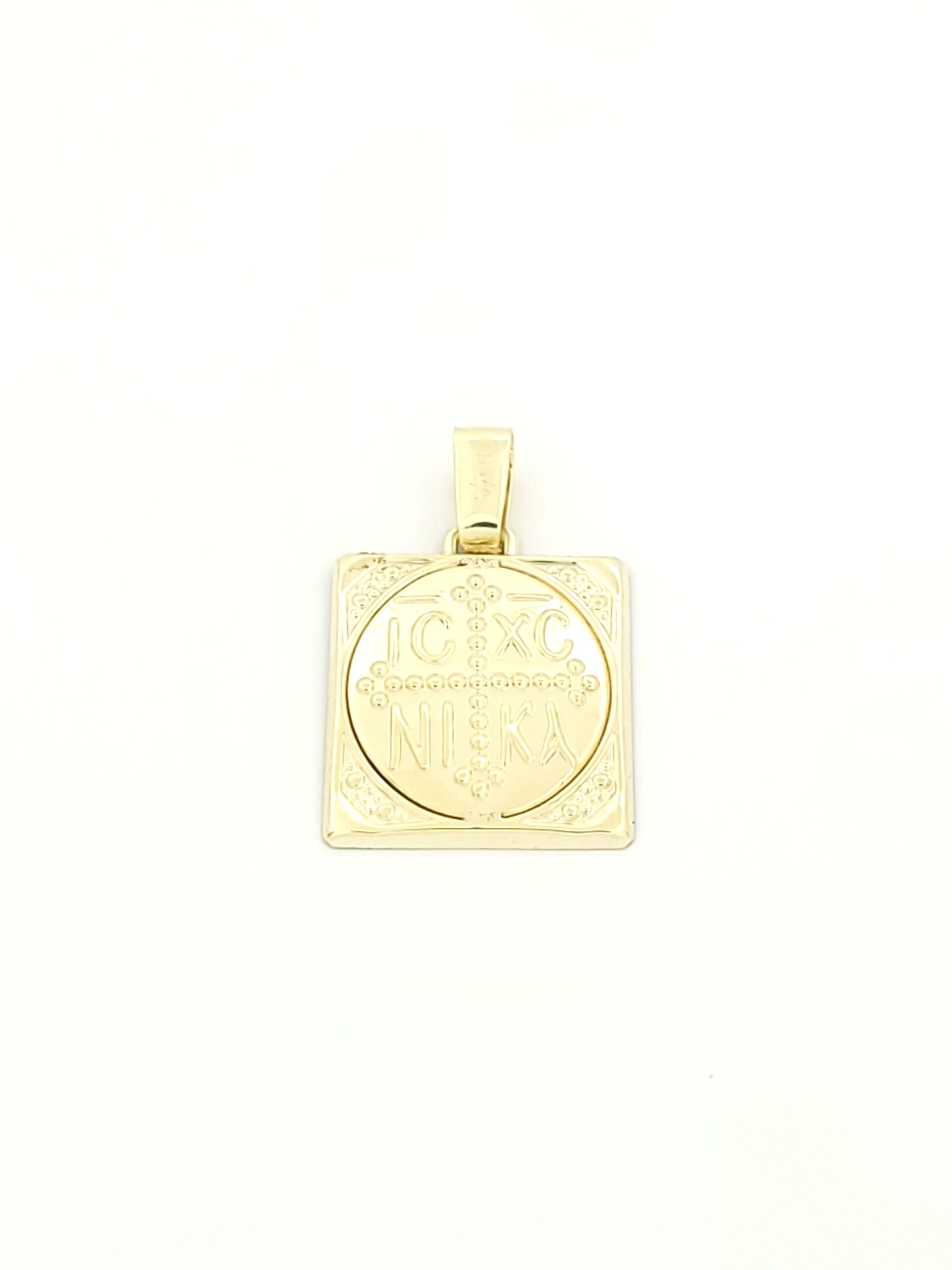 Χρυσό Κρεμαστό Διπλής Όψης K9, Με Κωνσταντινάτο κωδ.106975