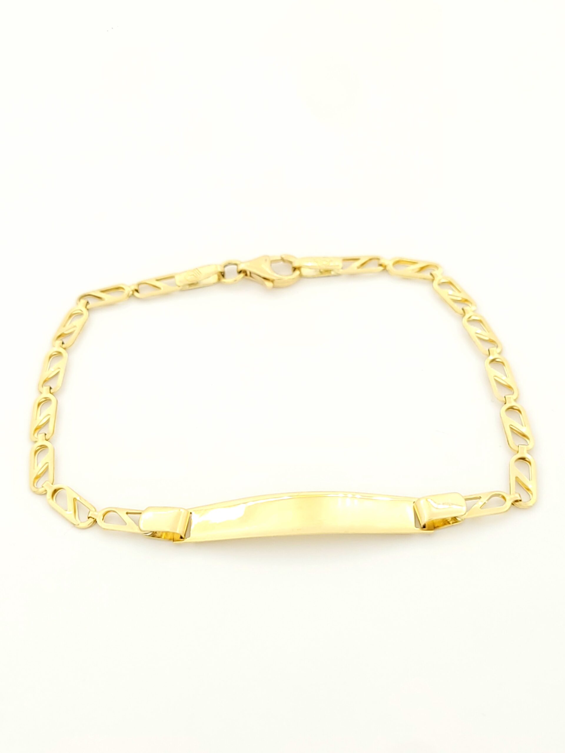 Χρυσό Βραχιόλι Κ14, Με Ταυτότητα κωδ.107233