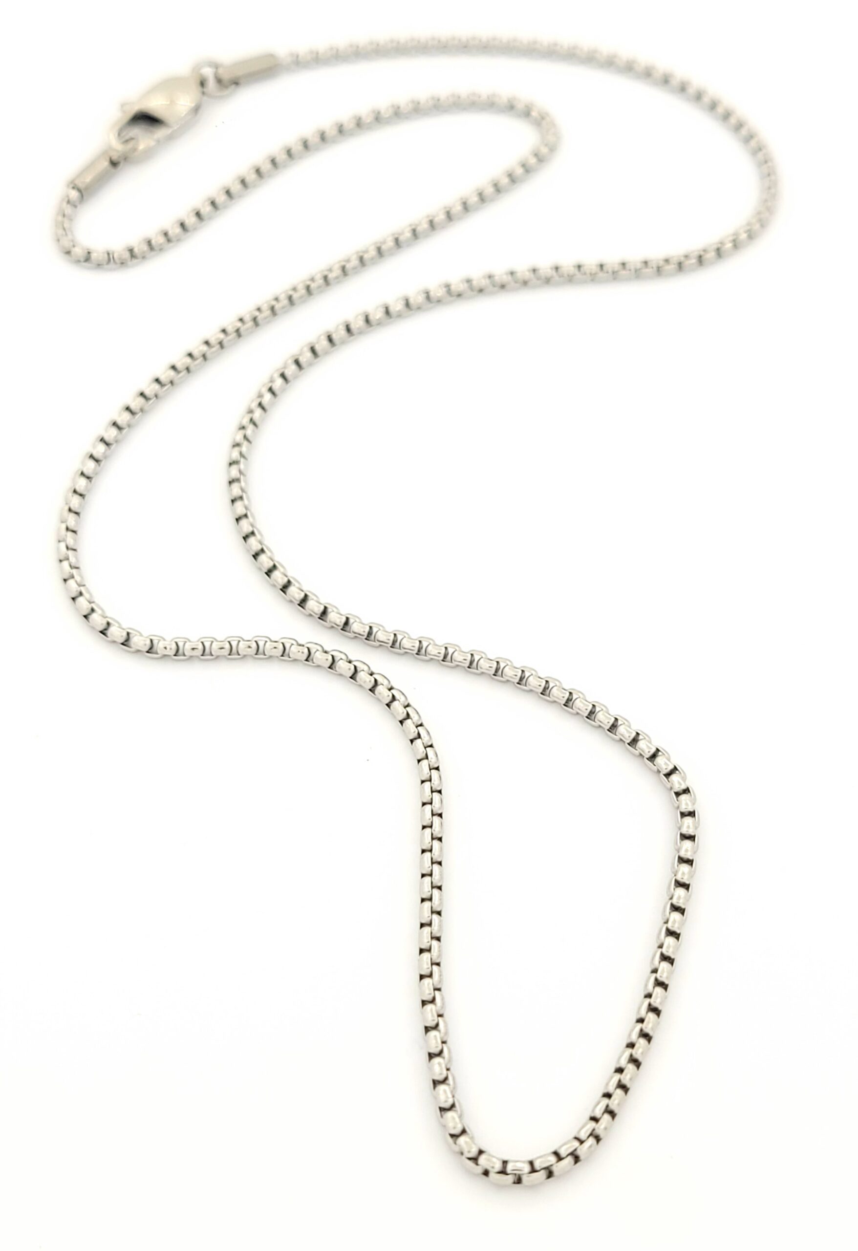 Ατσάλινη Ασημί Ανδρική Αλυσίδα κωδ.107304