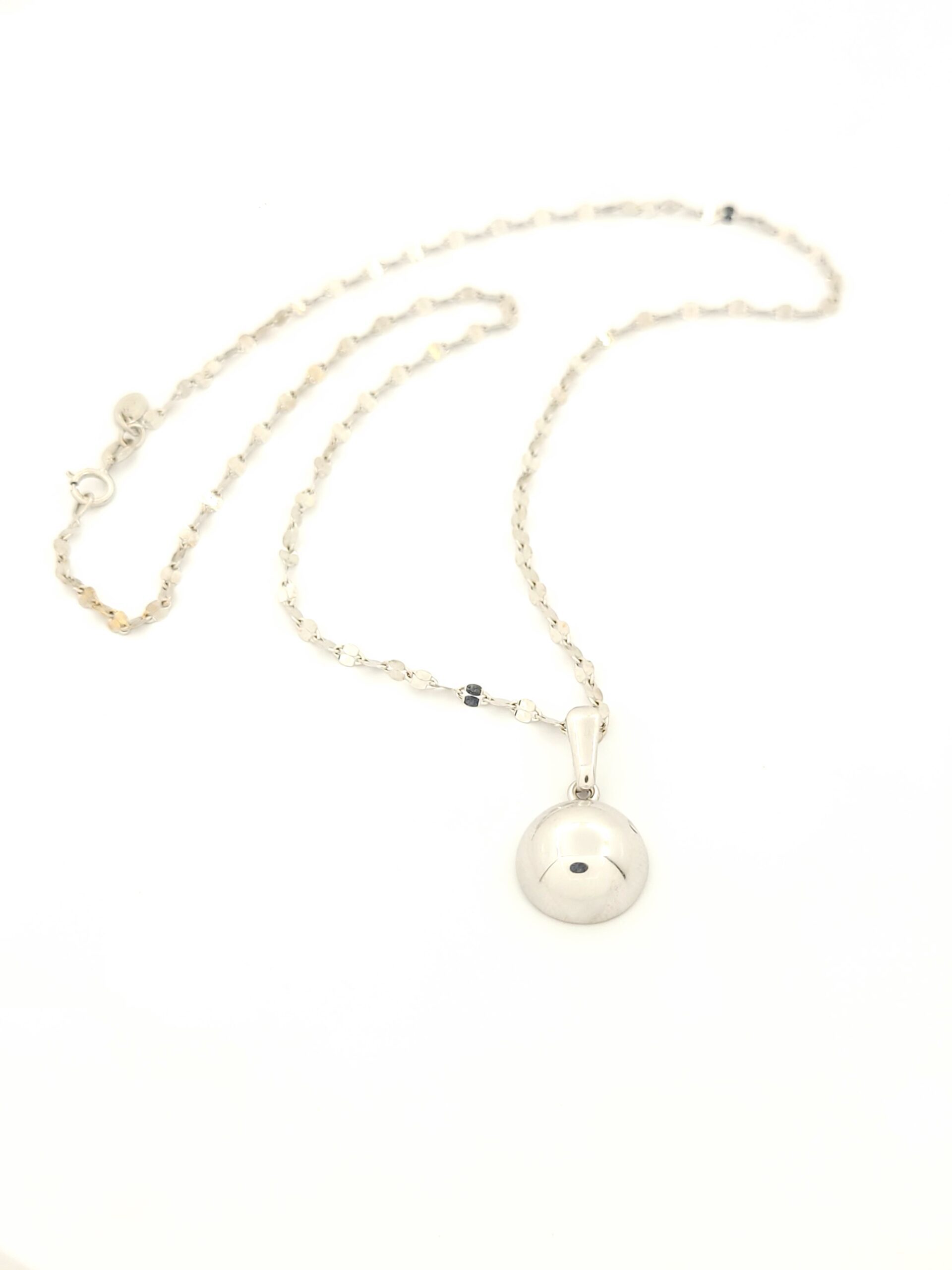 Λευκόχρυσο Γυναικείο Κολιέ Κ14 κωδ.107364