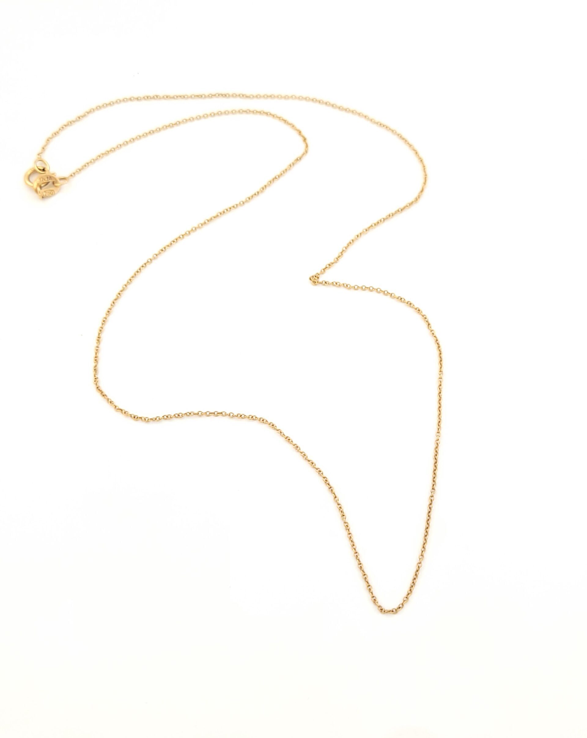 Χρυσή Αλυσίδα Κ18 Ροζ Gold 40cm κωδ.107537