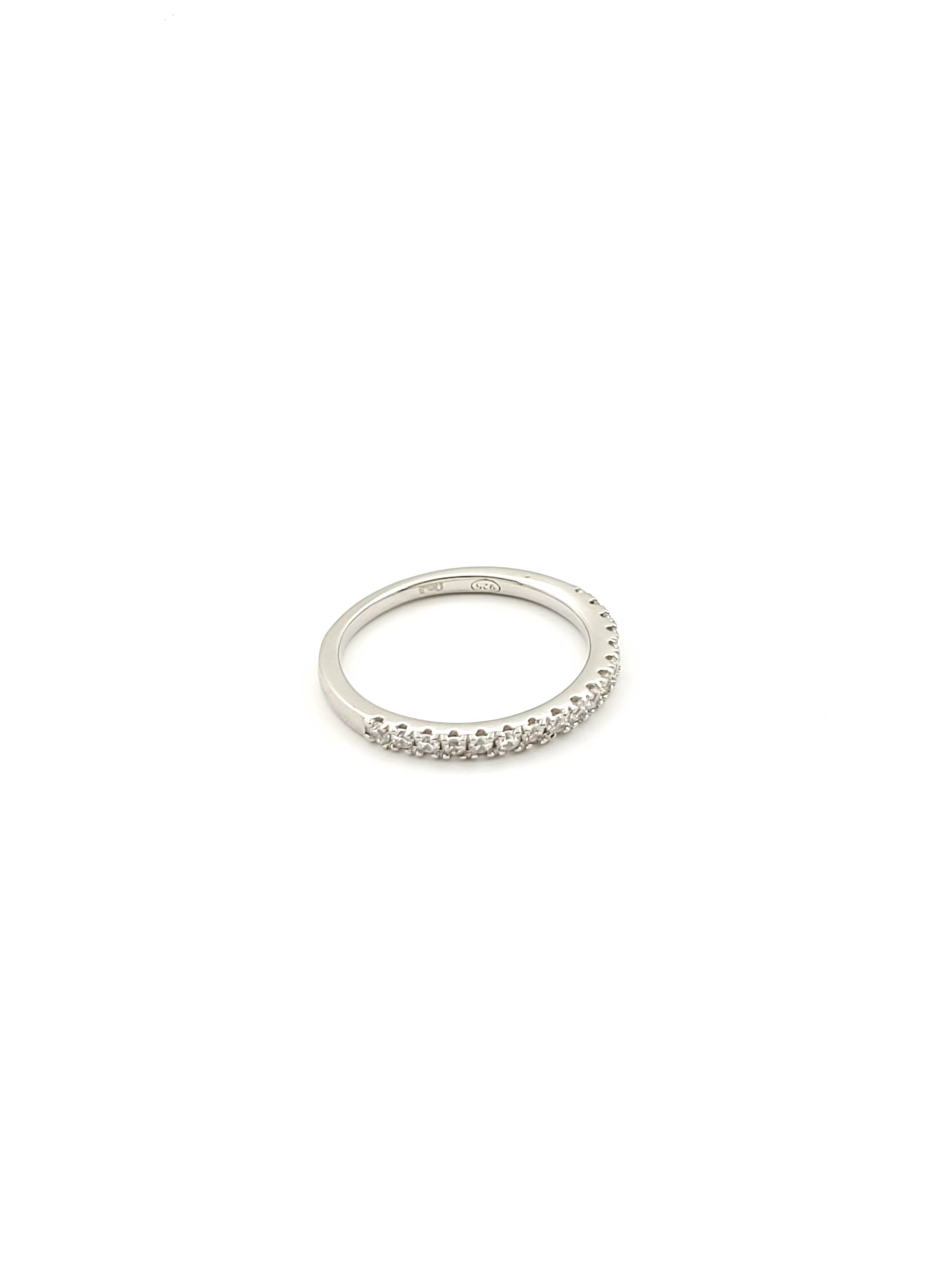 Ασημένιο Γυναικείο Δαχτυλίδι Σειρέ, Με Λευκά Ζιργκόν κωδ.04-04-3861