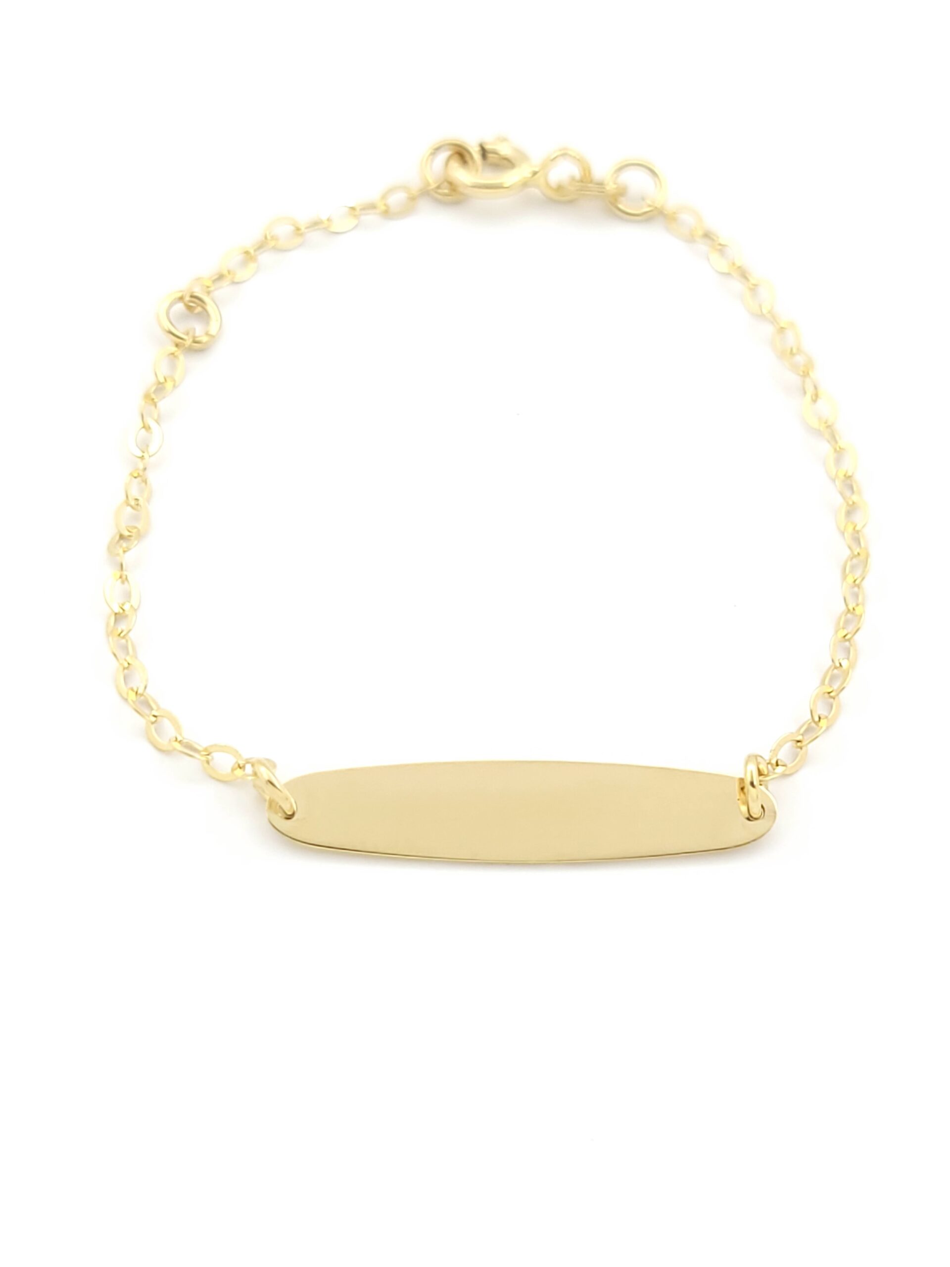 Χρυσό Παιδικό Βραχιόλι-Ταυτότητα Κ9 κωδ.108680