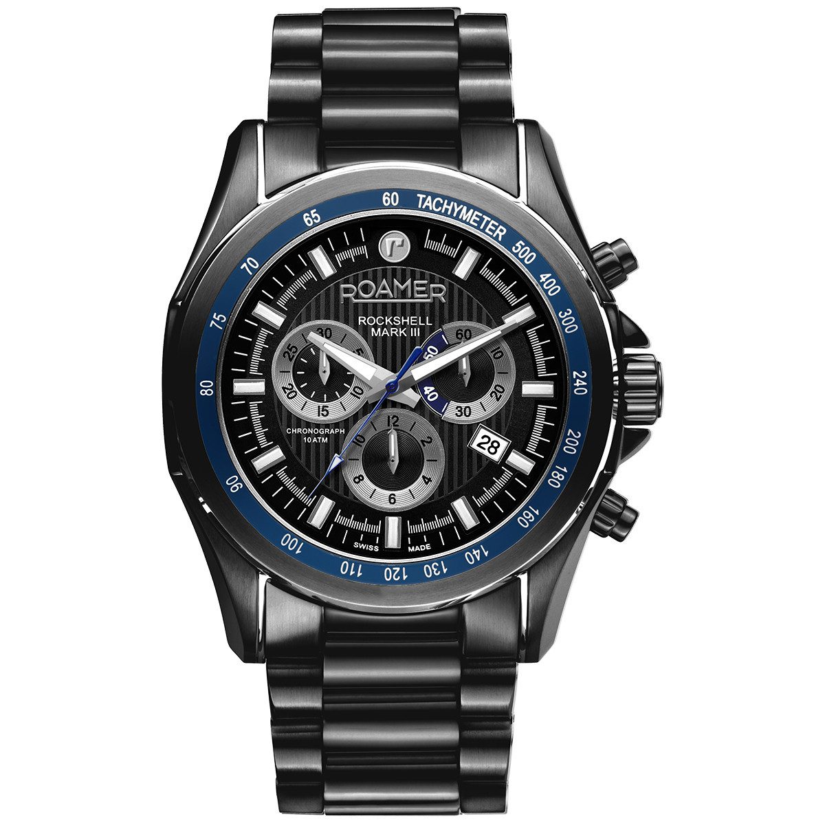 Roamer Rockshell Mark III Chrono Total Black 220837-45-85-50