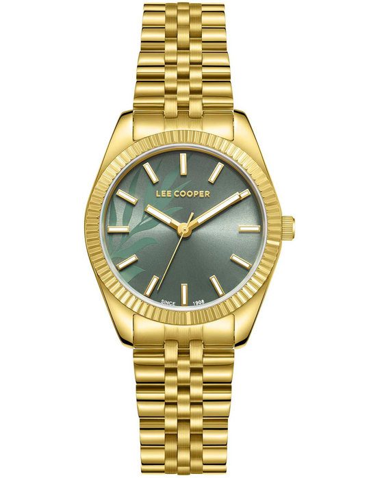 Γυναικείο Ρολόι Lee Cooper Gold Stainless Steel Bracelet LC08102.270