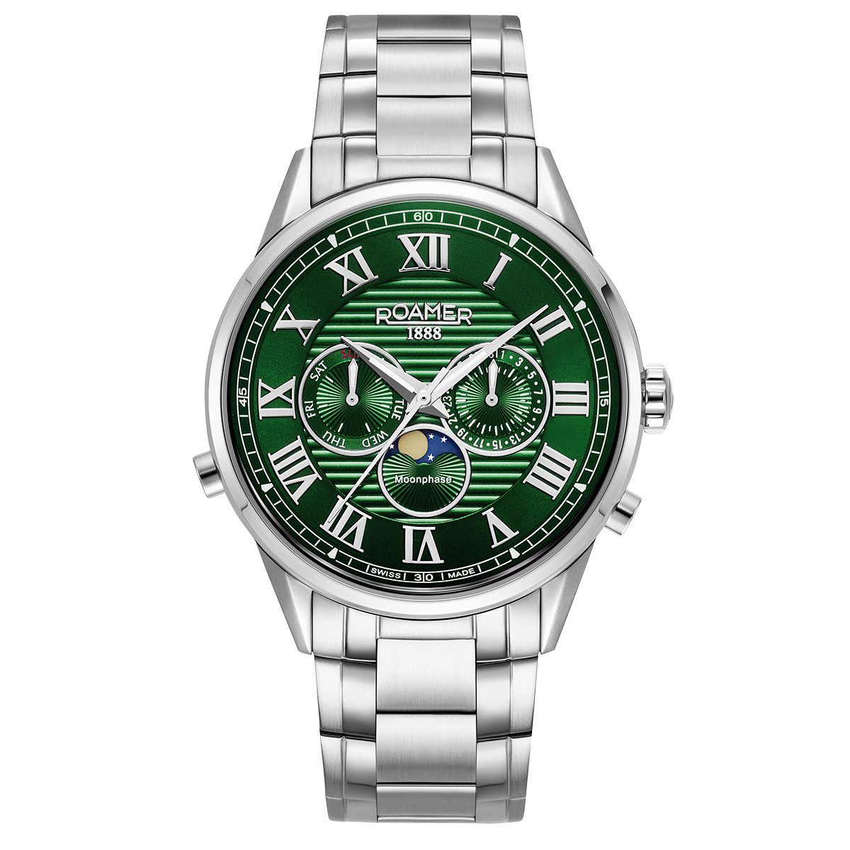 ROAMER SUPERIOR MOONPHASE II Green 513821-41-75-50