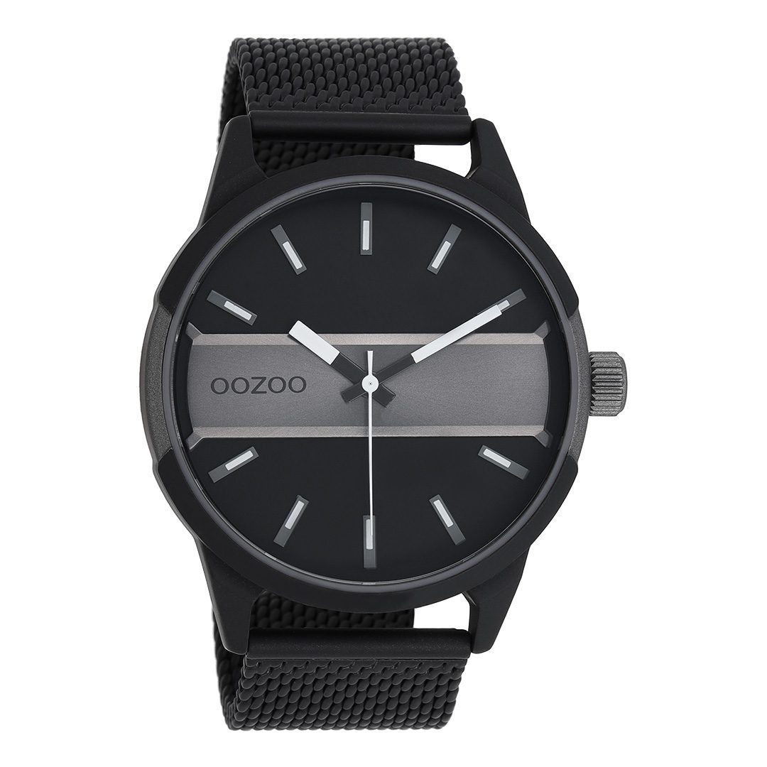 Ρολόι Oozoo Timepieces Black Metal Bracelet C11109
