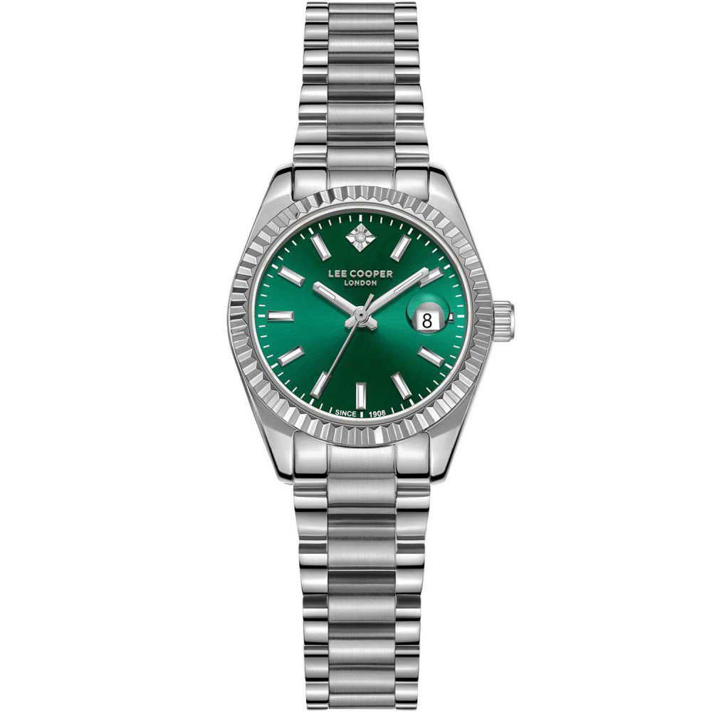Γυναικείο Ρολόι Lee Cooper Green Stainless Steel Bracelet LC08126.370