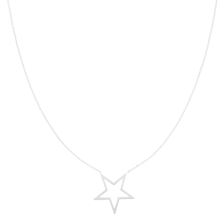 Ατσάλινο Κολιέ με Αστέρι,Της OOZOO κωδ.SN-2021