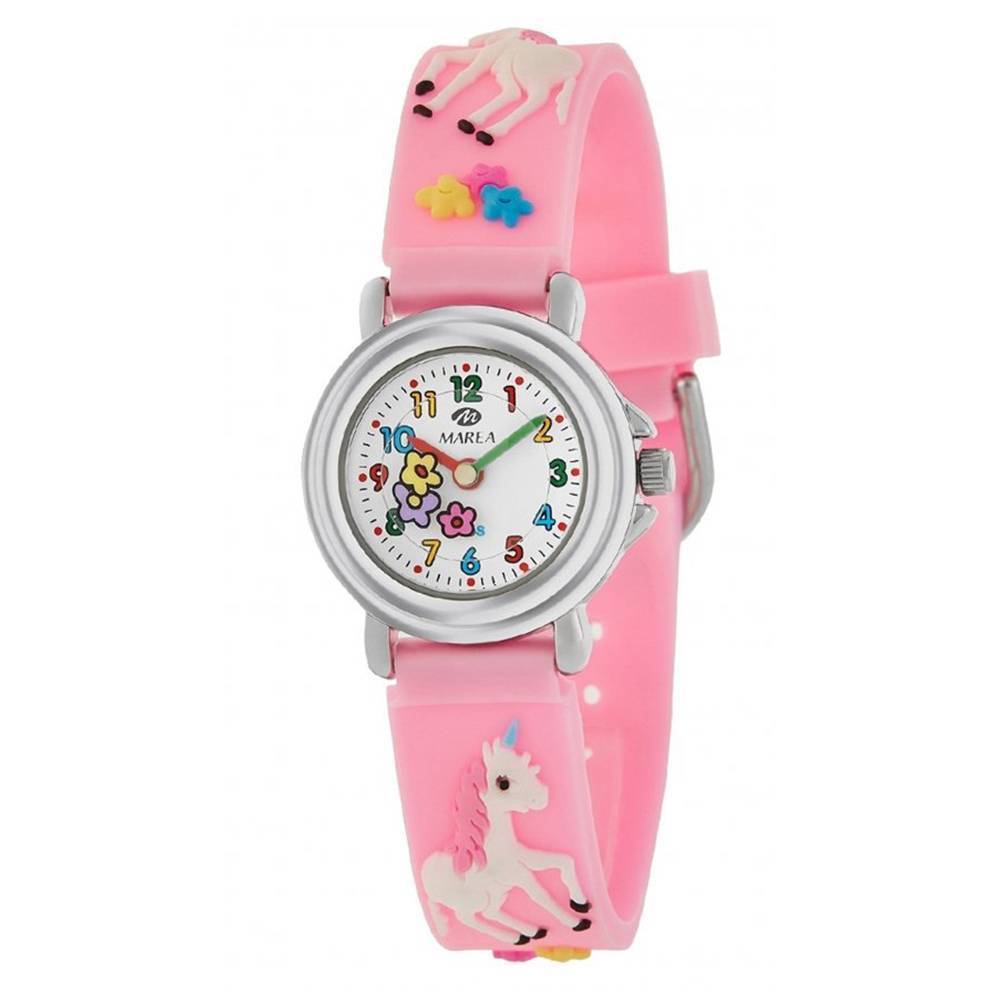 Παιδικό Ρολόι Marea, Με Θεματολογία Μονόκερο και Λουράκι Σιλικόνης κωδ.B37008/24