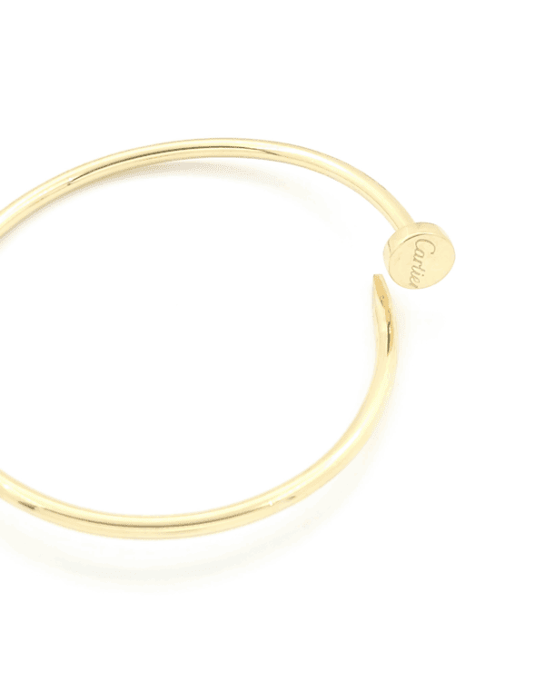 Χρυσό Γυναικείο Βραχιόλι-Χειροπέδα Λουστρέ Κ14  κωδ.109155 - Image 2