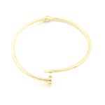 Χρυσό Γυναικείο Βραχιόλι-Χειροπέδα Λουστρέ Κ14  κωδ.109155