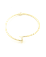 Χρυσό Γυναικείο Βραχιόλι-Χειροπέδα Λουστρέ Κ14  κωδ.109155