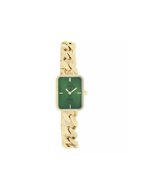 Ρολόι Oozoo Timepieces Green Gold Stainless Steel Bracelet C20364