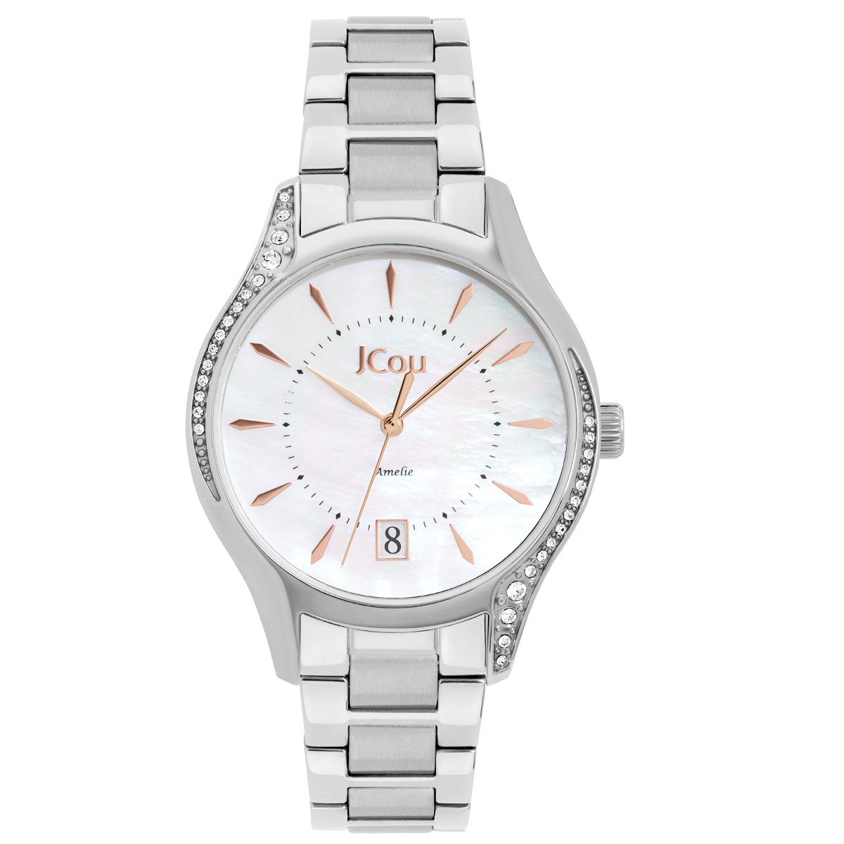 JCou Amelie Stainless Steel Bracelet Swarovski JU19057-1